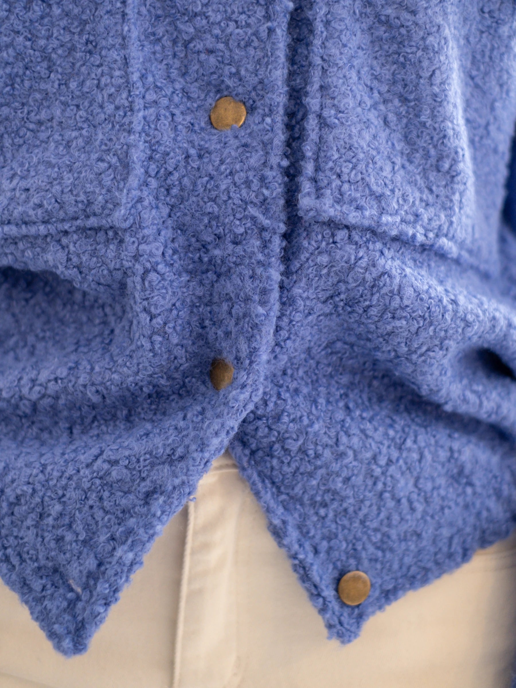 BOUCLÉ BOMBER JACKET