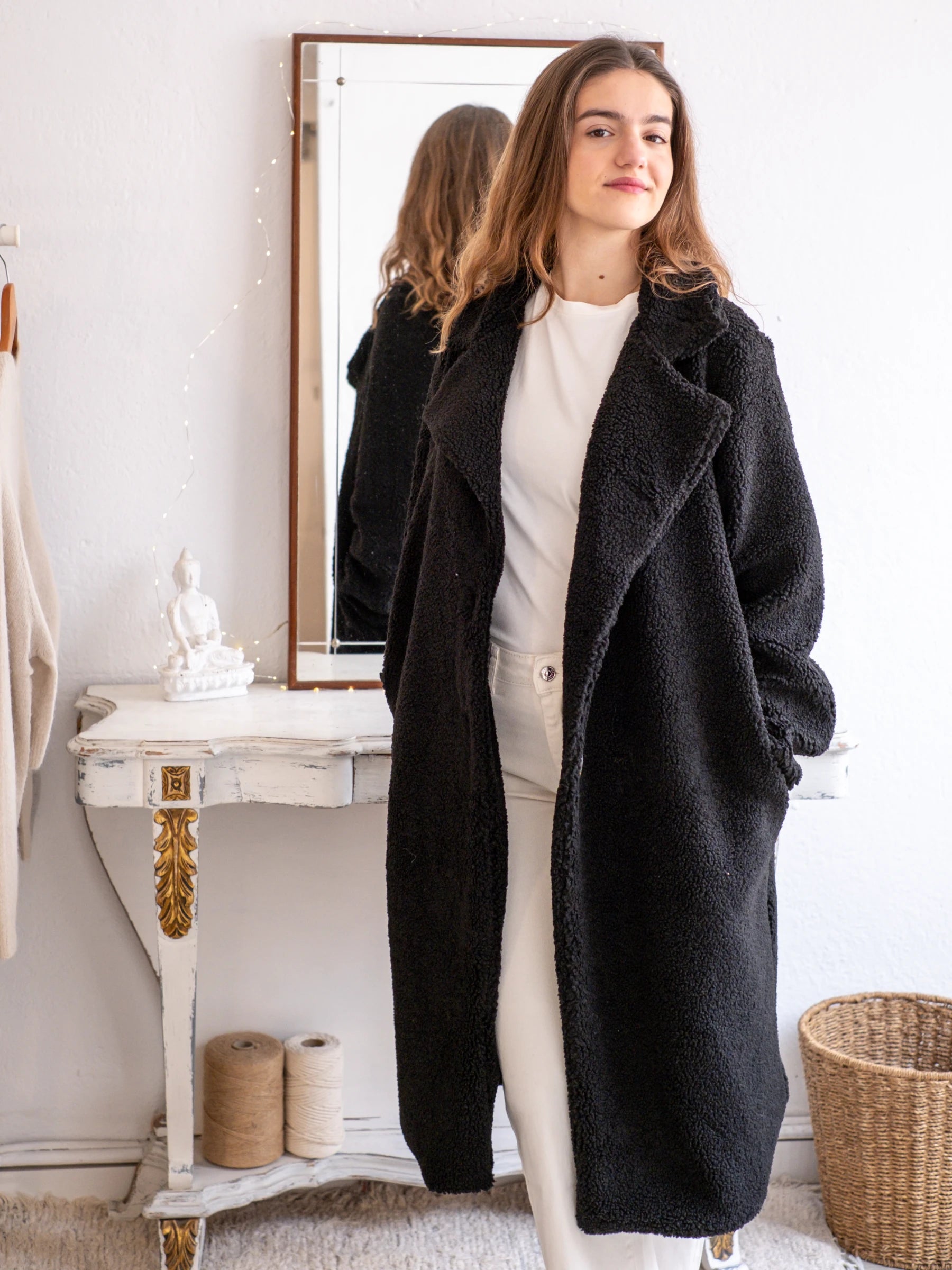 LONG TEDDY COAT