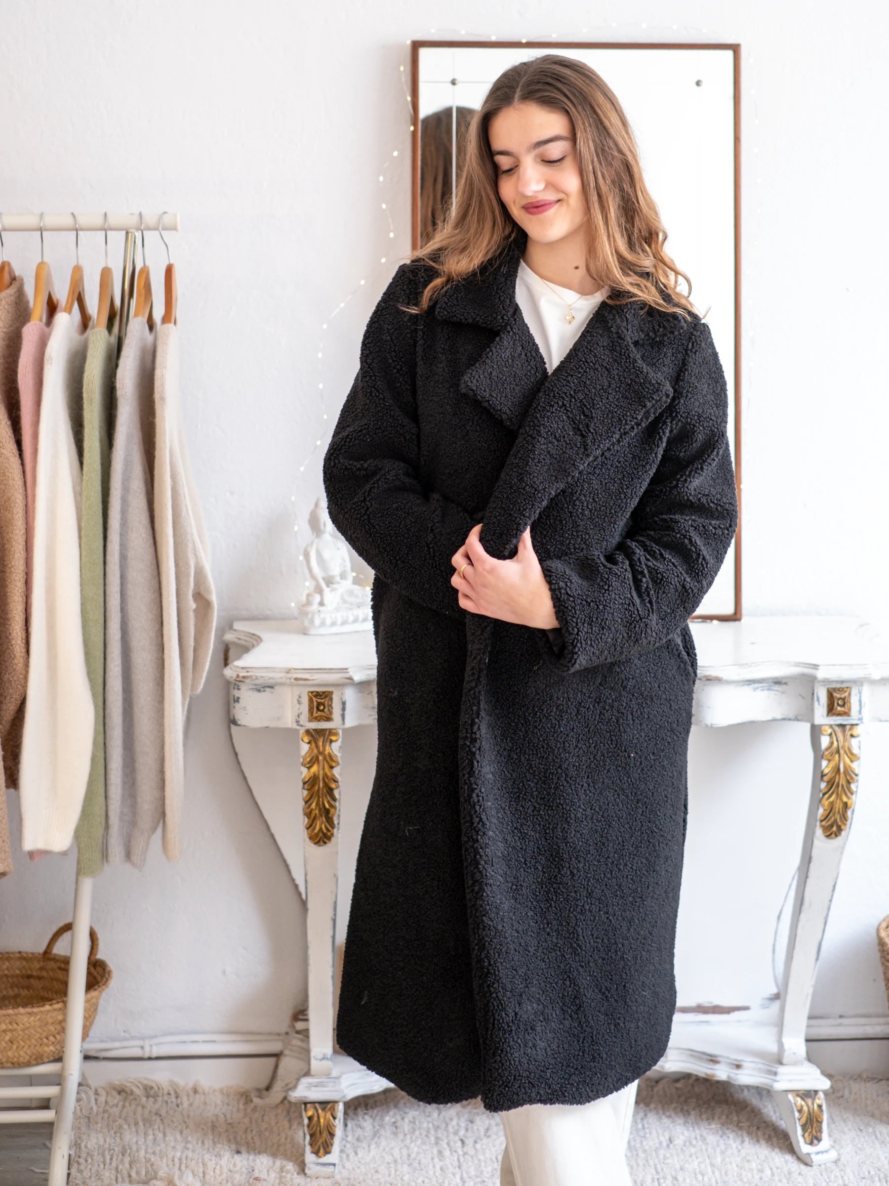 LONG TEDDY COAT