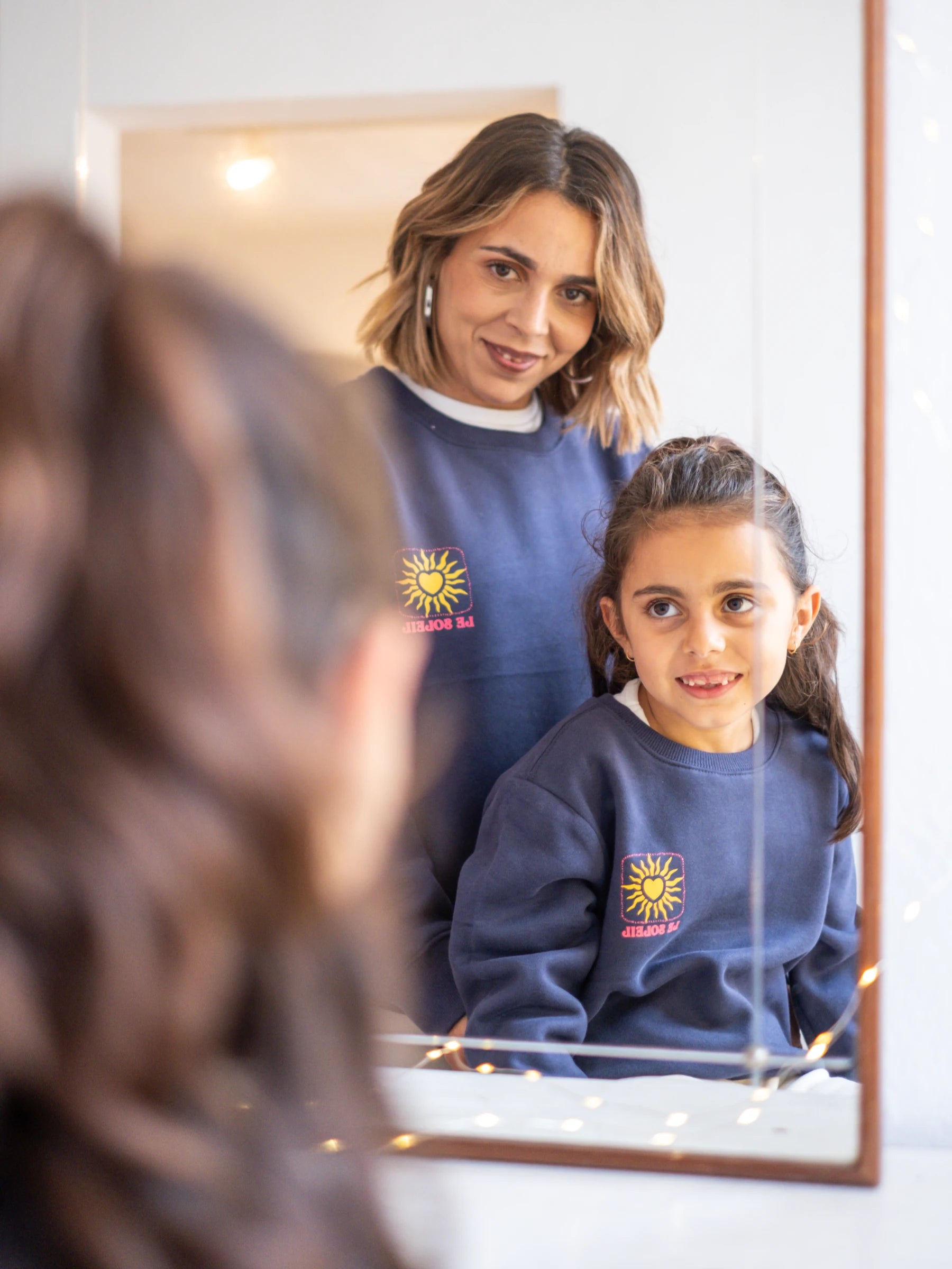 “Le Soleil” Cotton Sweatshirt | FOR GIRL