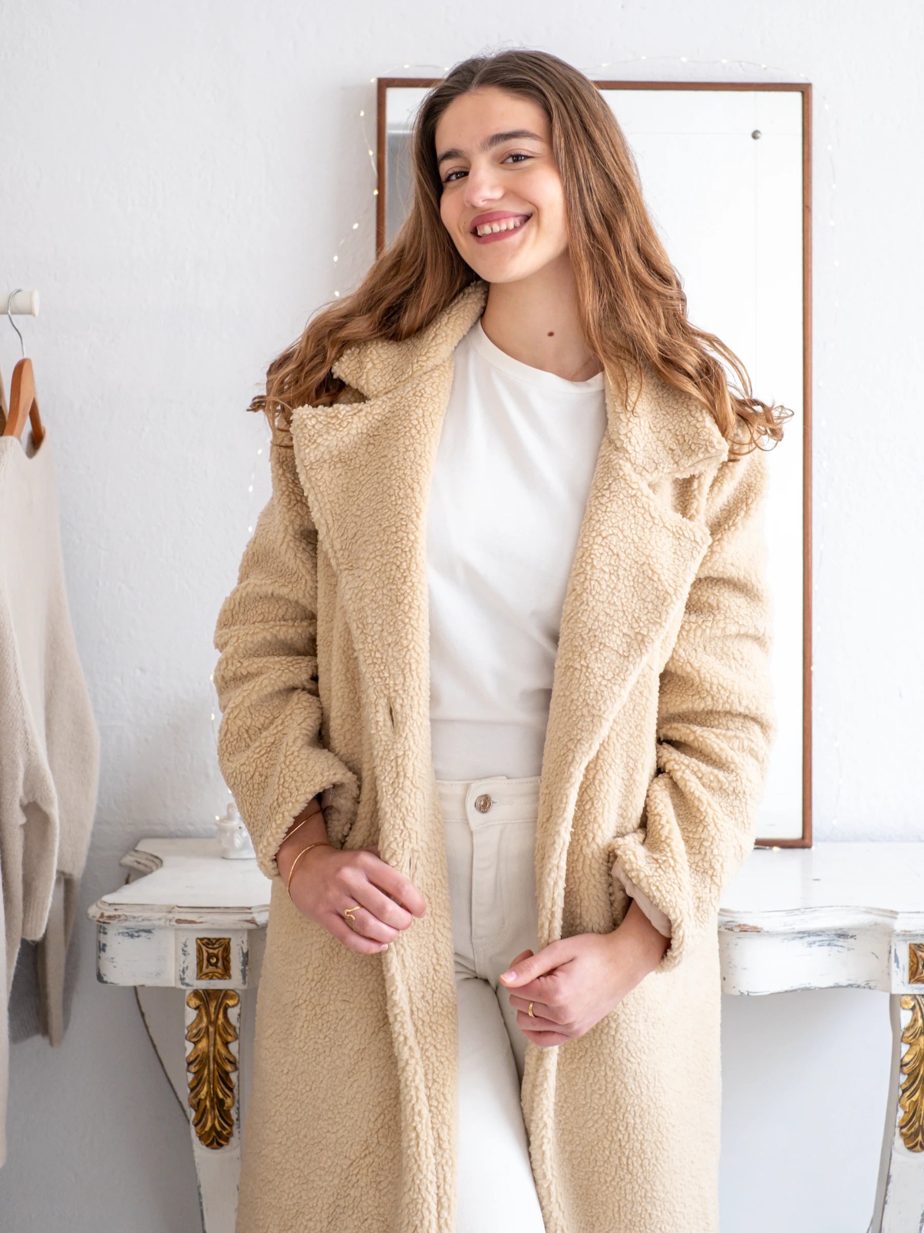 LONG TEDDY COAT