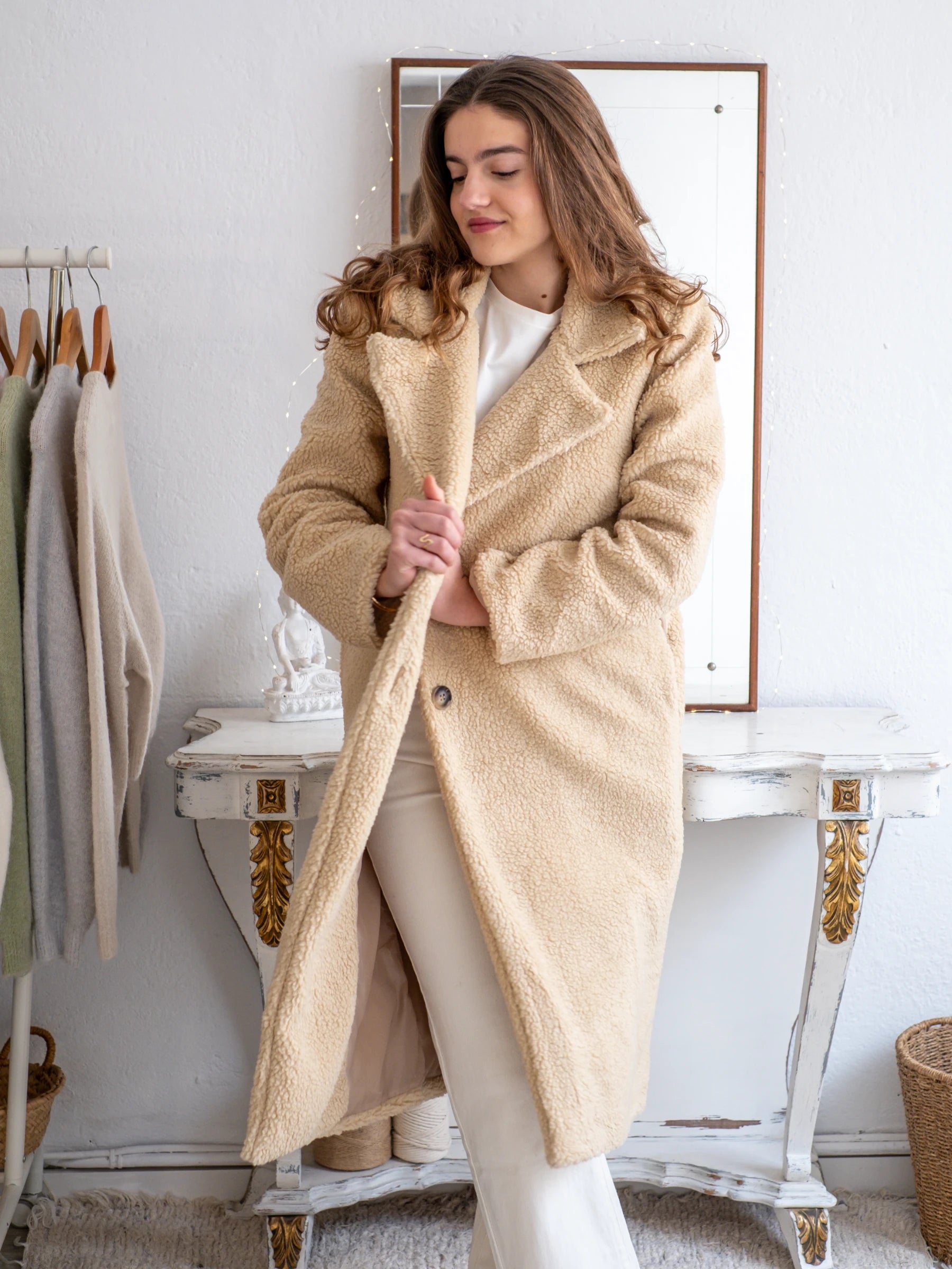 LONG TEDDY COAT