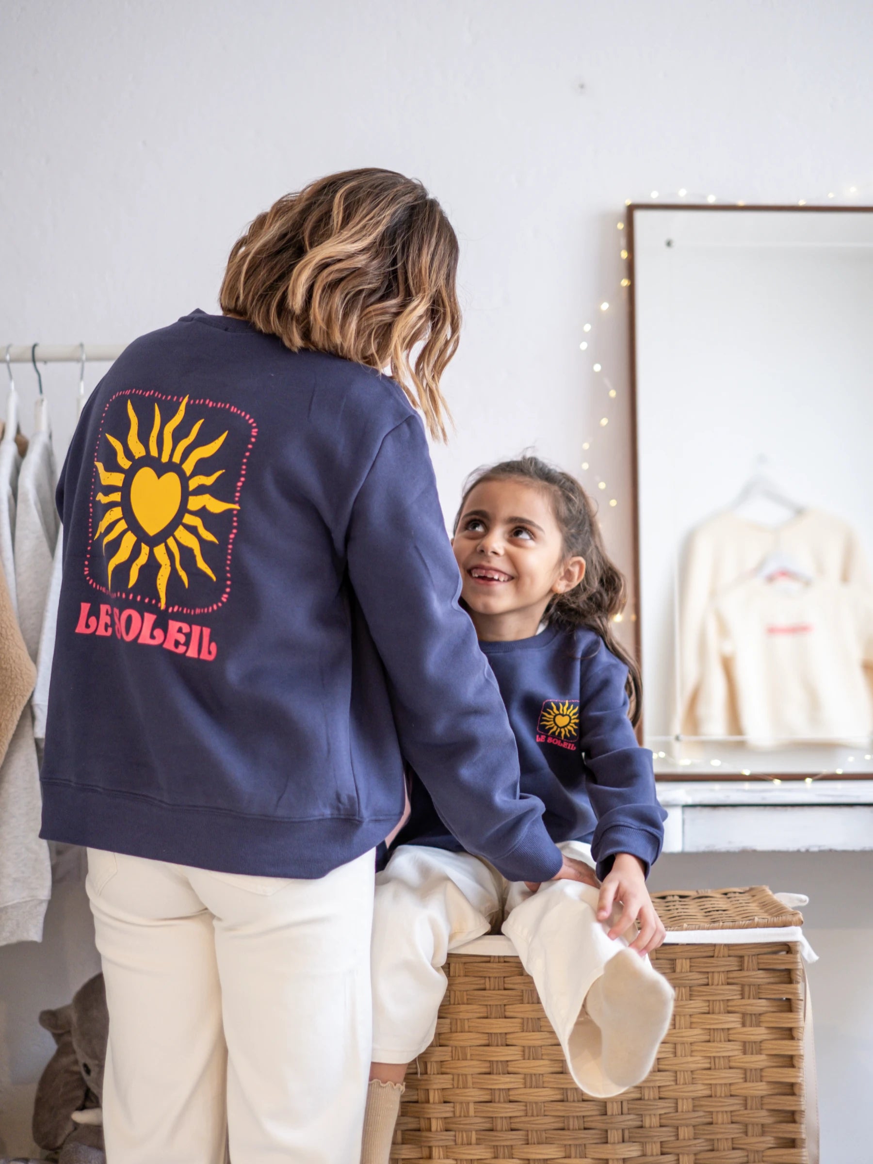 “Le Soleil” Cotton Sweatshirt | FOR GIRL