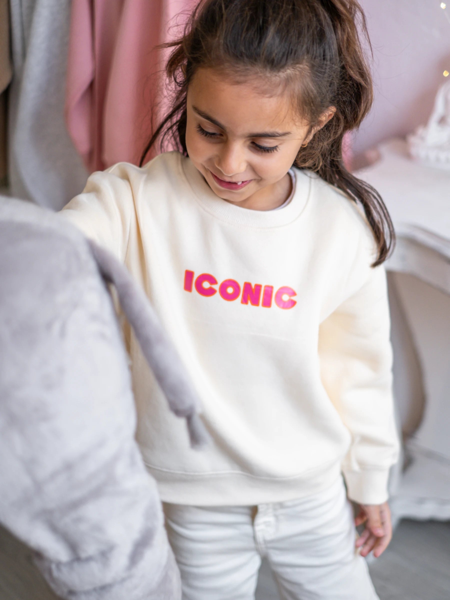 Cotton Sweatshirt “Iconic” | FOR GIRL