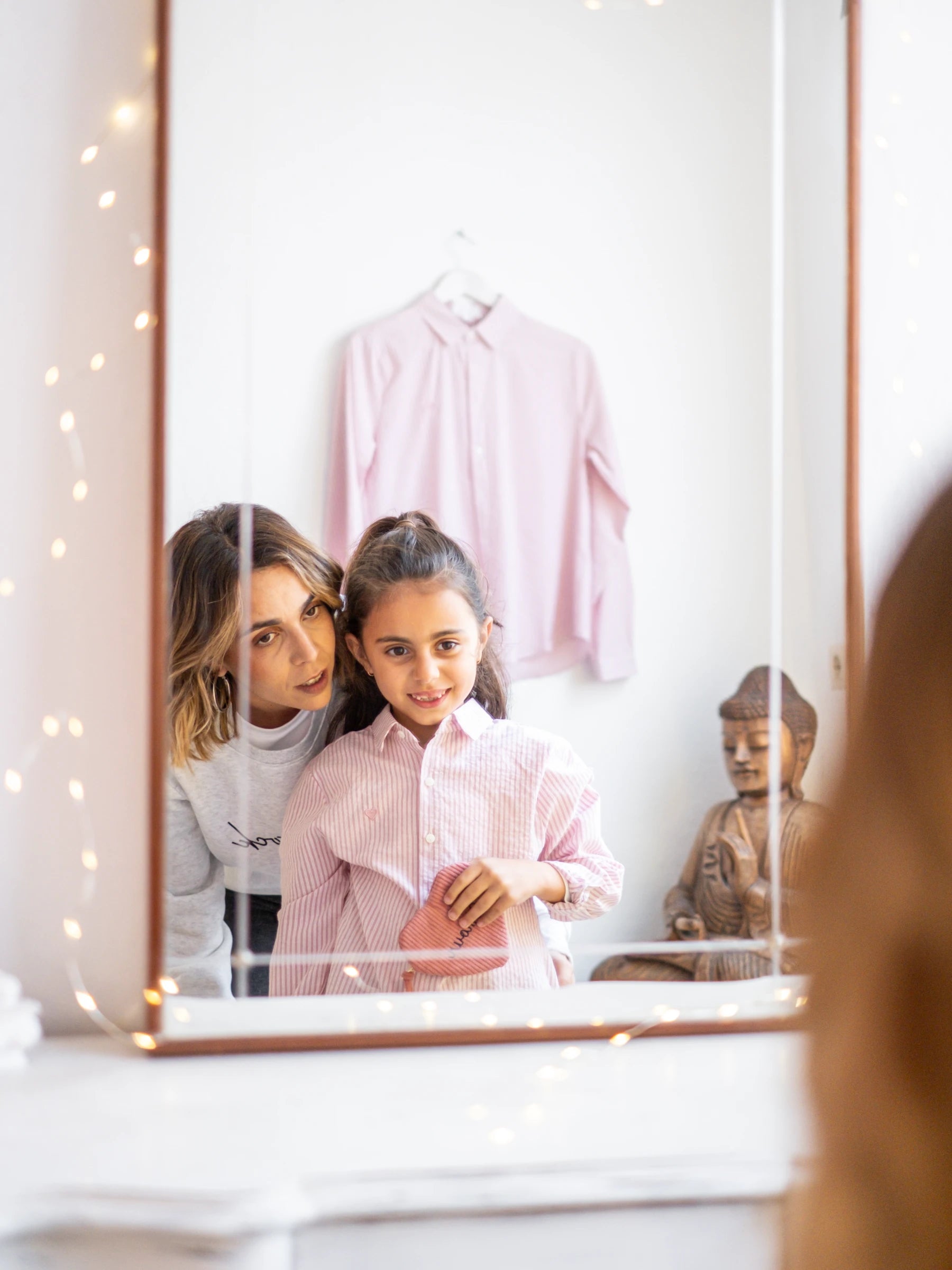Pink & White Striped Shirt | FOR GIRL