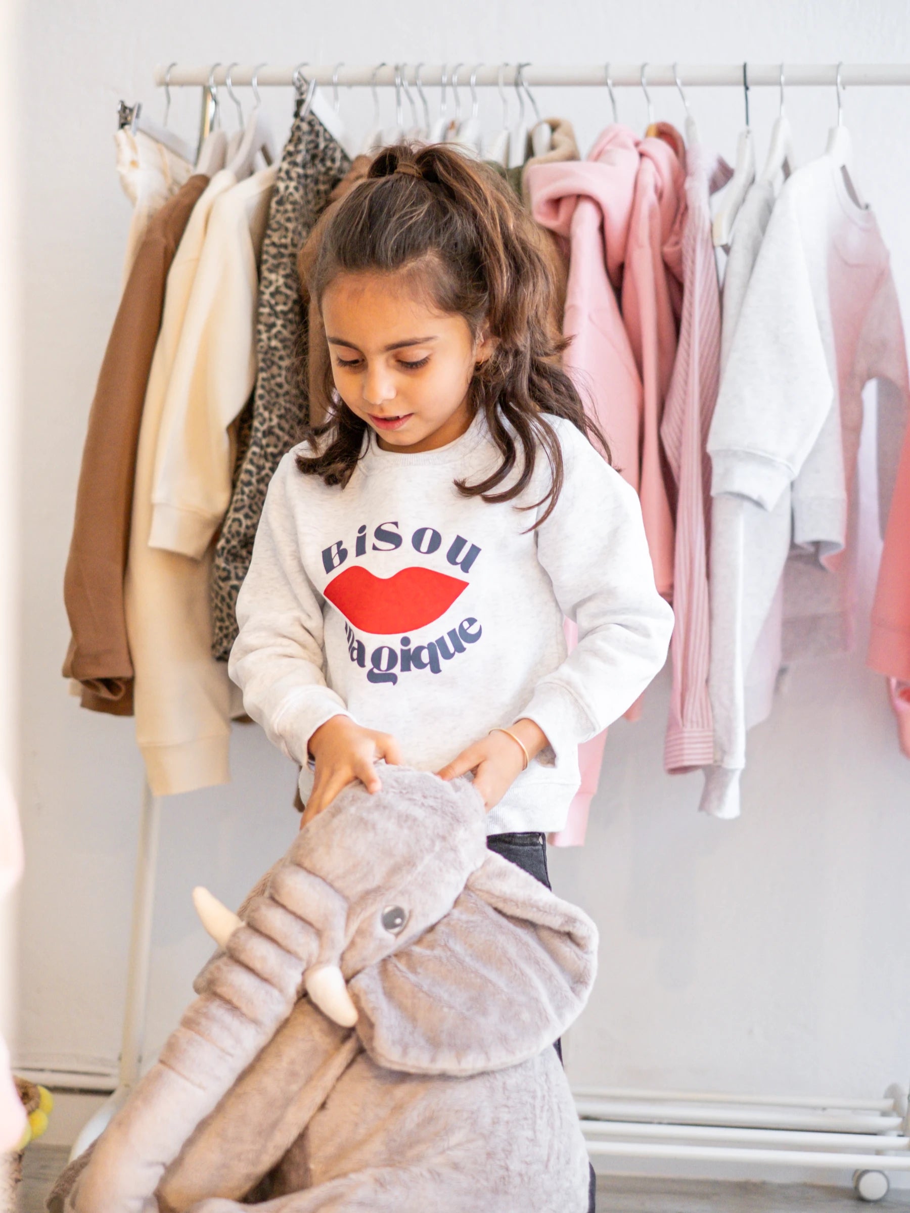 Sweatshirt “Bisou Magique” | FOR WOMAN