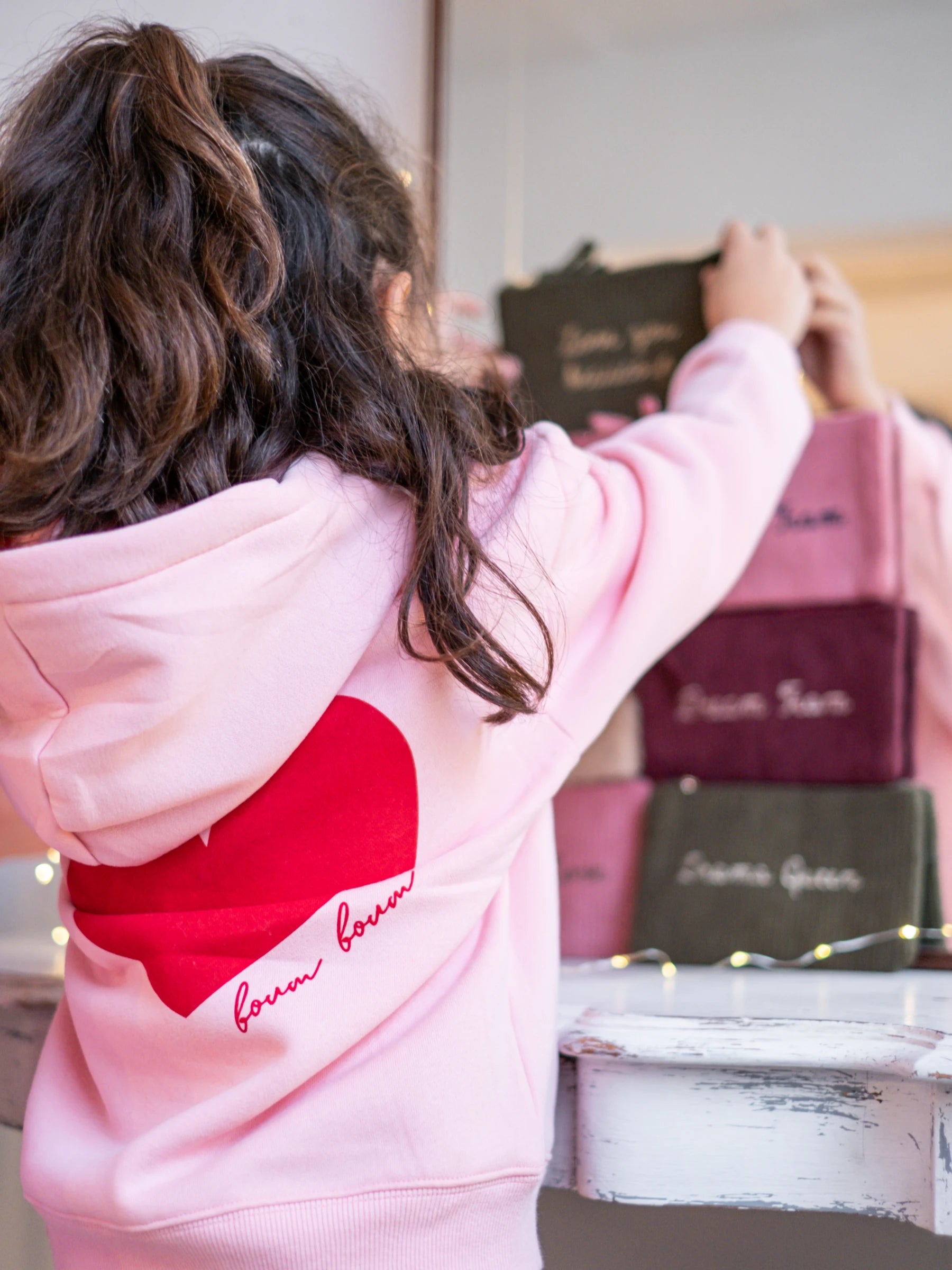 Pink Hooded Sweatshirt | FOR WOMAN