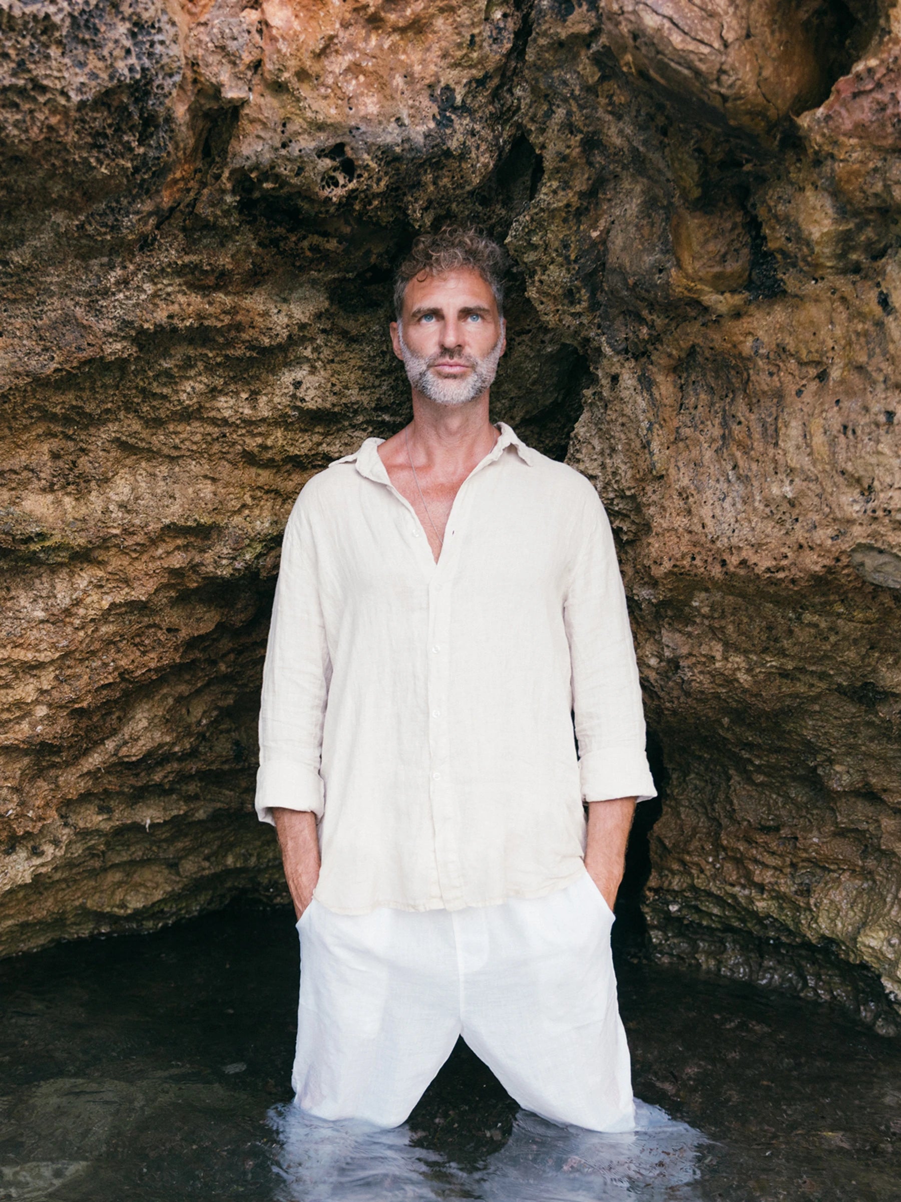 PROD. 16 "TERNELLES" LONG SLEEVES LINEN SHIRT