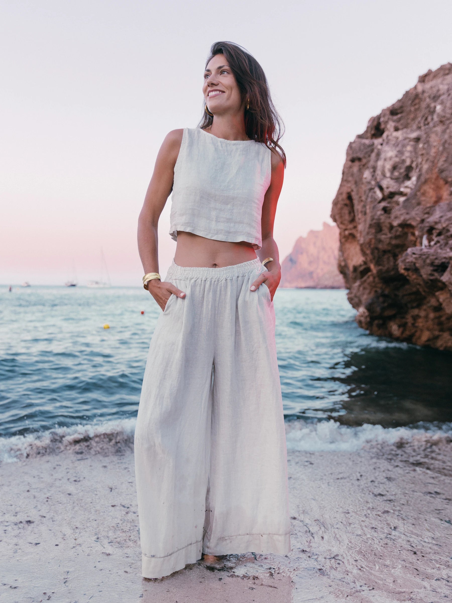 ALCANADA WIDE LEG TROUSER