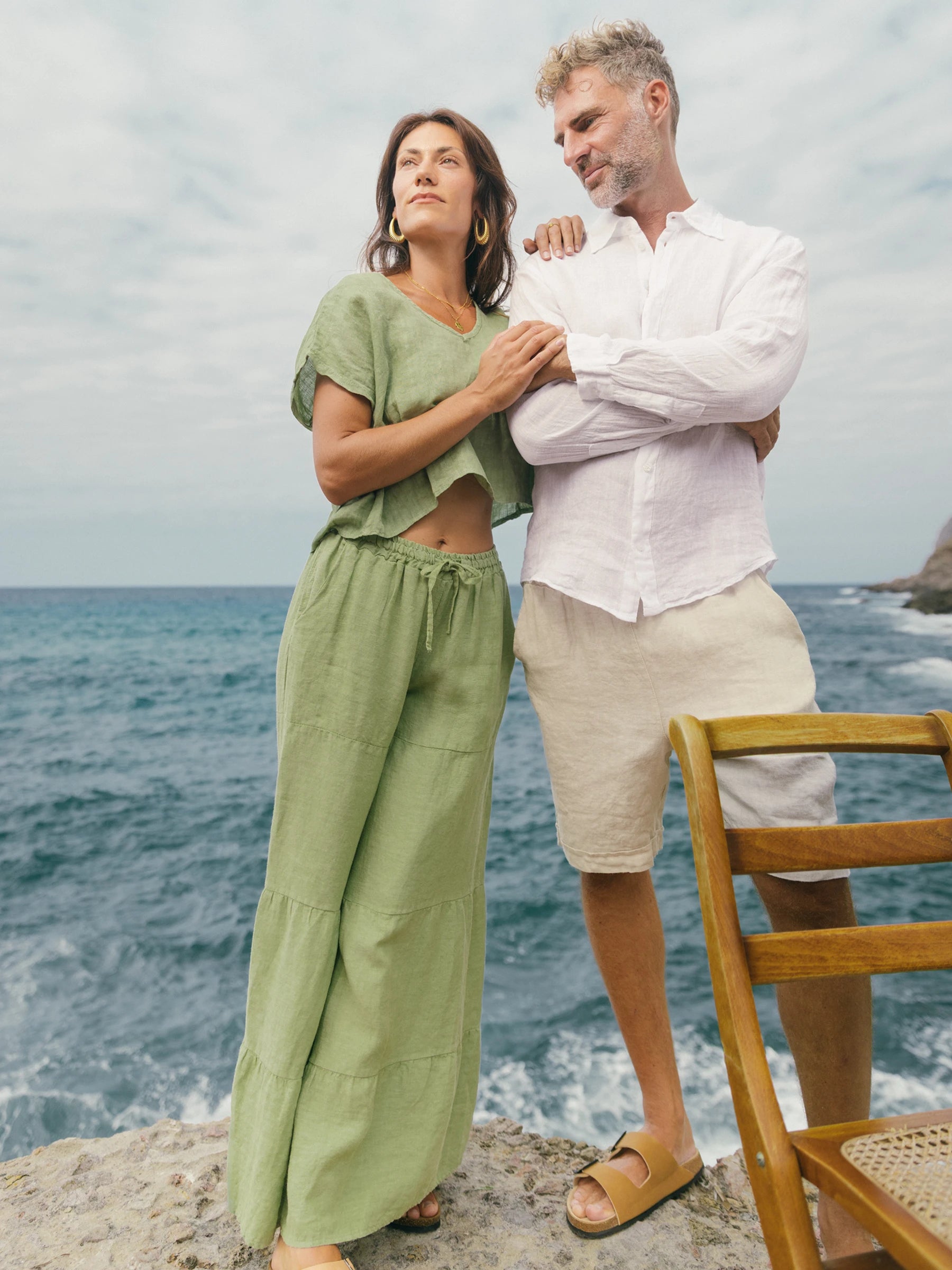 PROD. 15 "TOMIR" LINEN SHORT