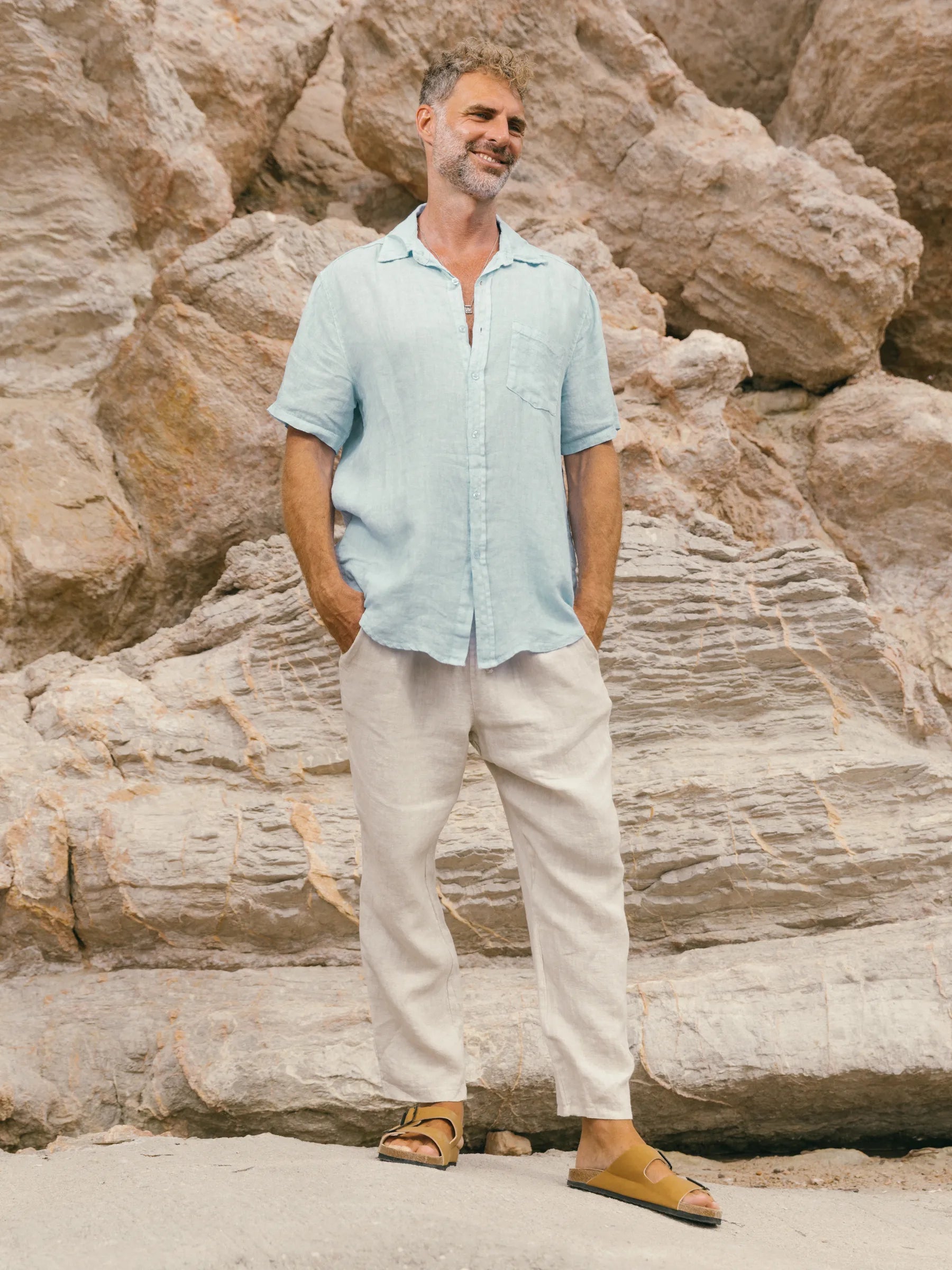 BONAIRE SHORT SLEEVES LINEN SHIRT