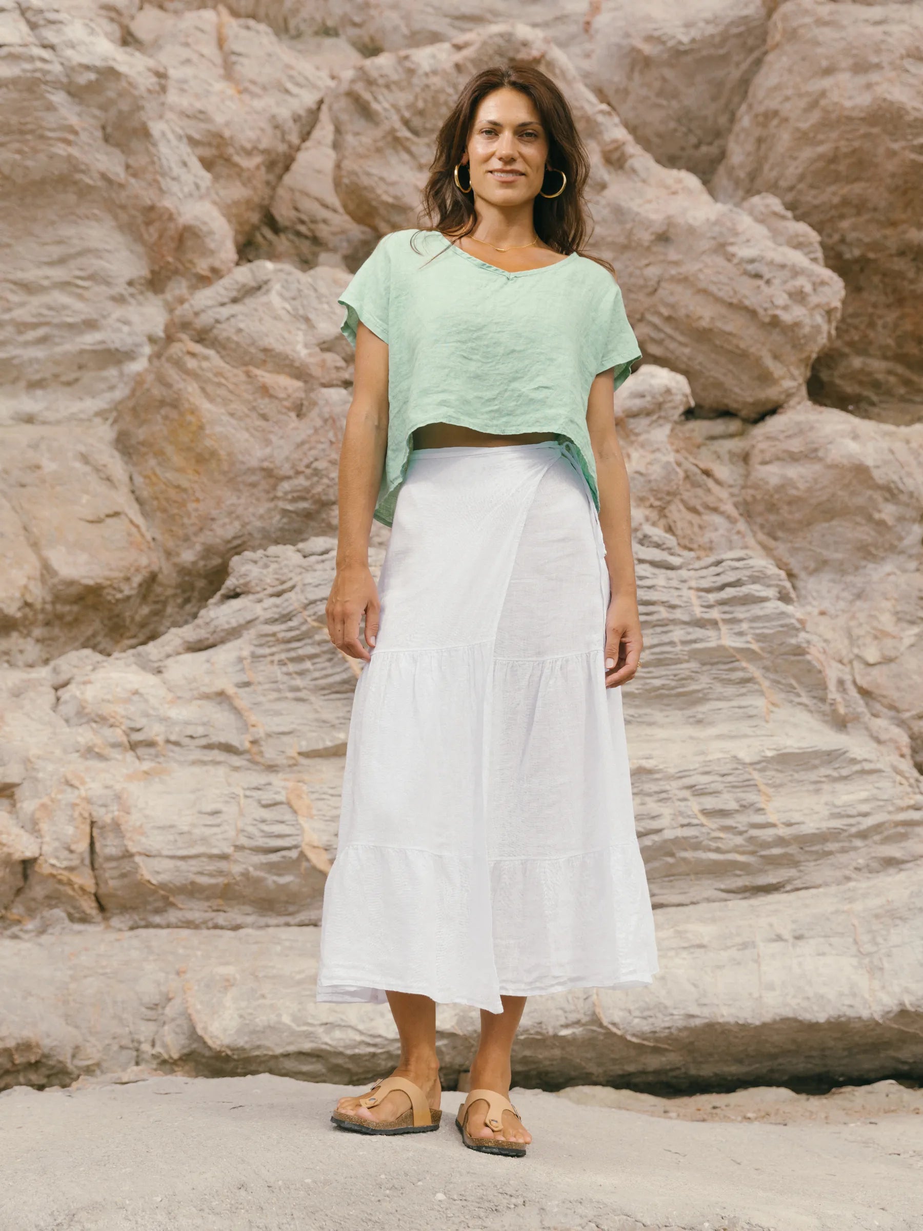 LLENAIRE MIDI SKIRT