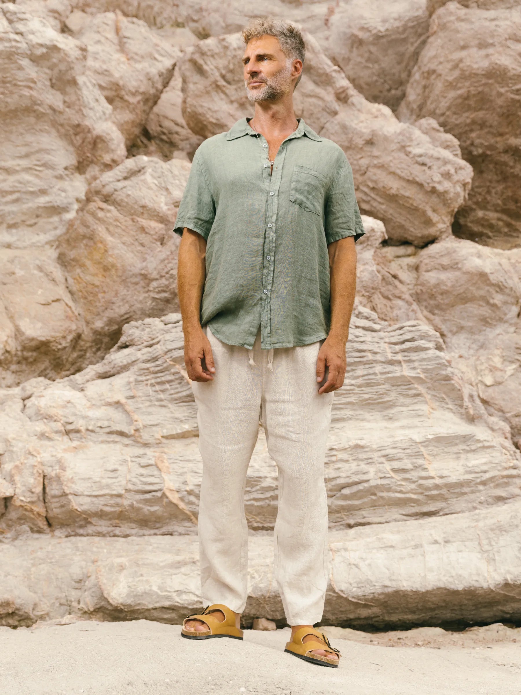 BONAIRE SHORT SLEEVES LINEN SHIRT