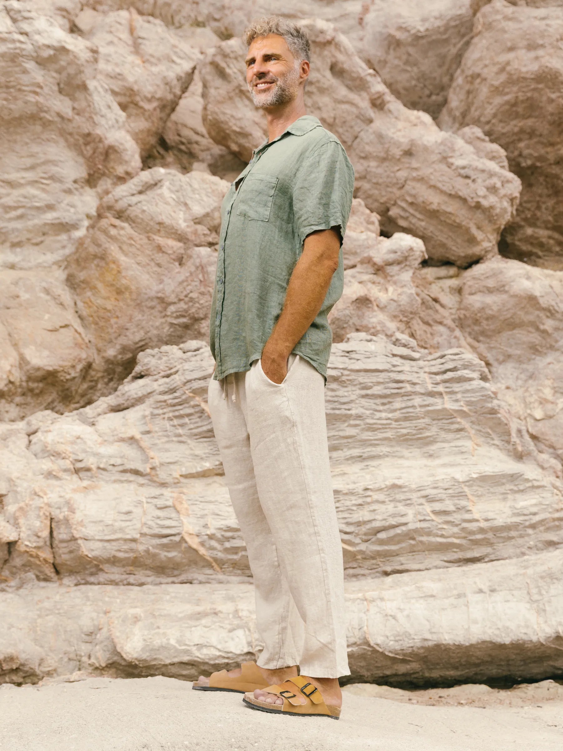 BONAIRE SHORT SLEEVES LINEN SHIRT