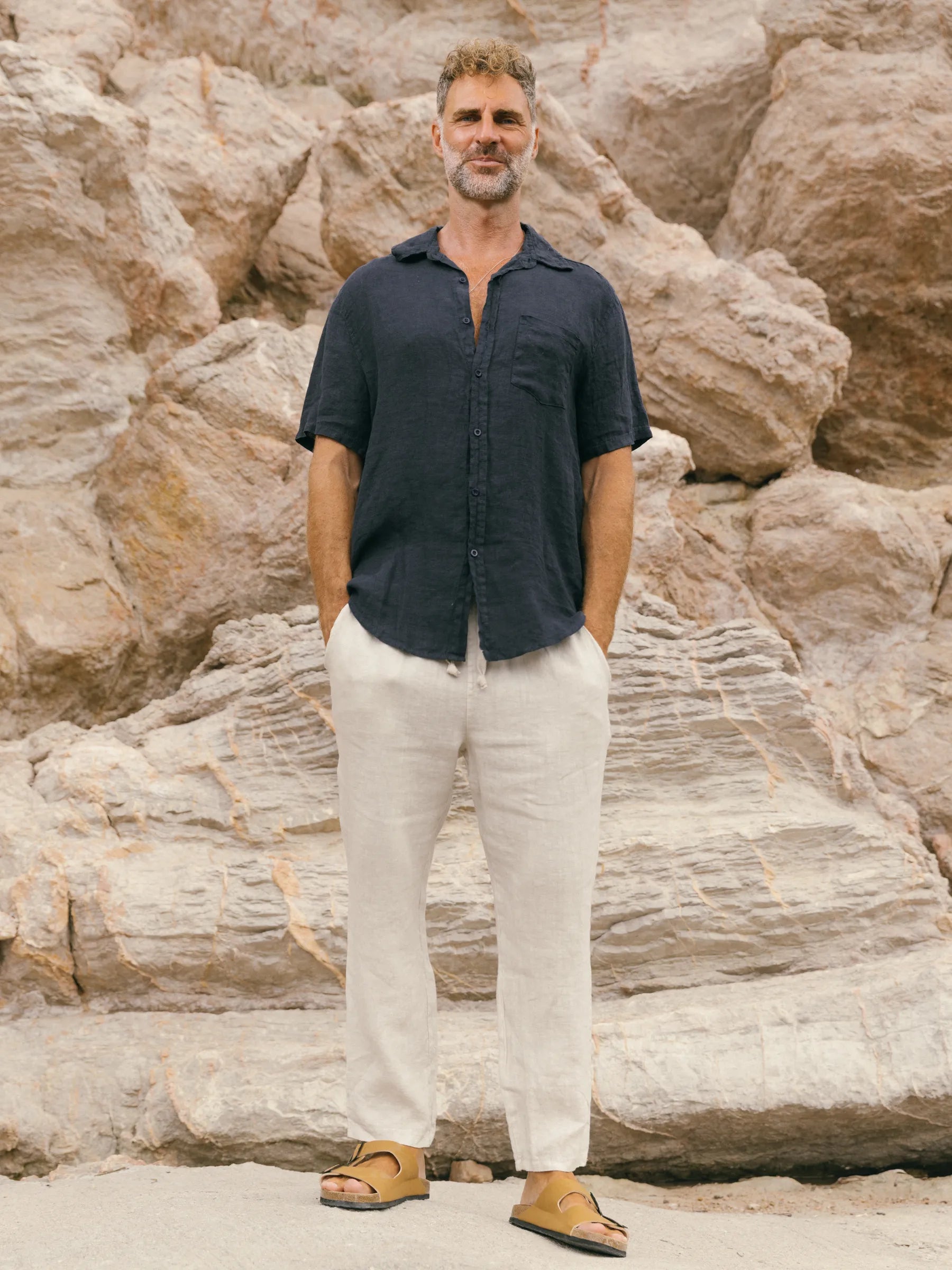 BONAIRE SHORT SLEEVES LINEN SHIRT