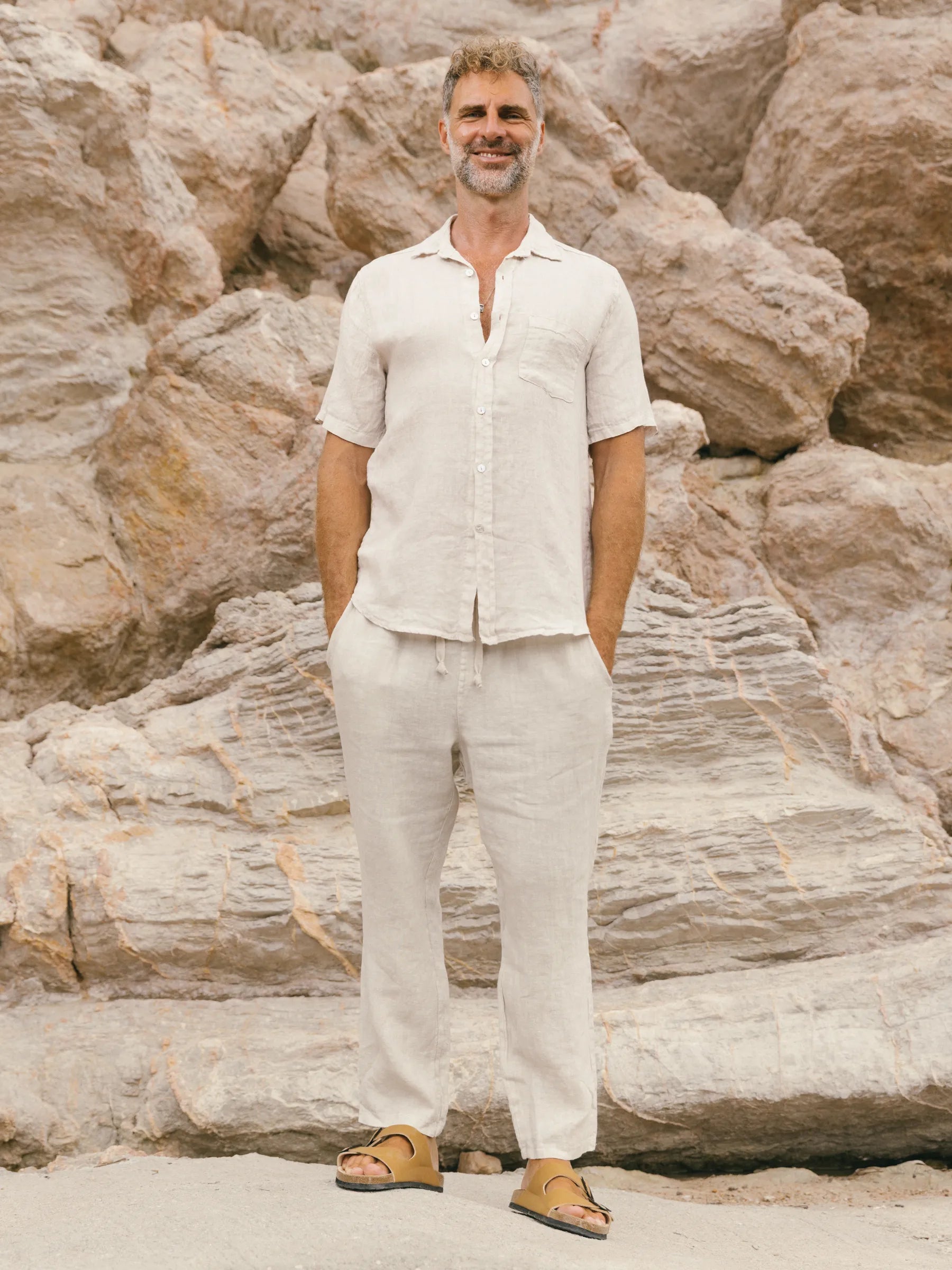 BONAIRE SHORT SLEEVES LINEN SHIRT