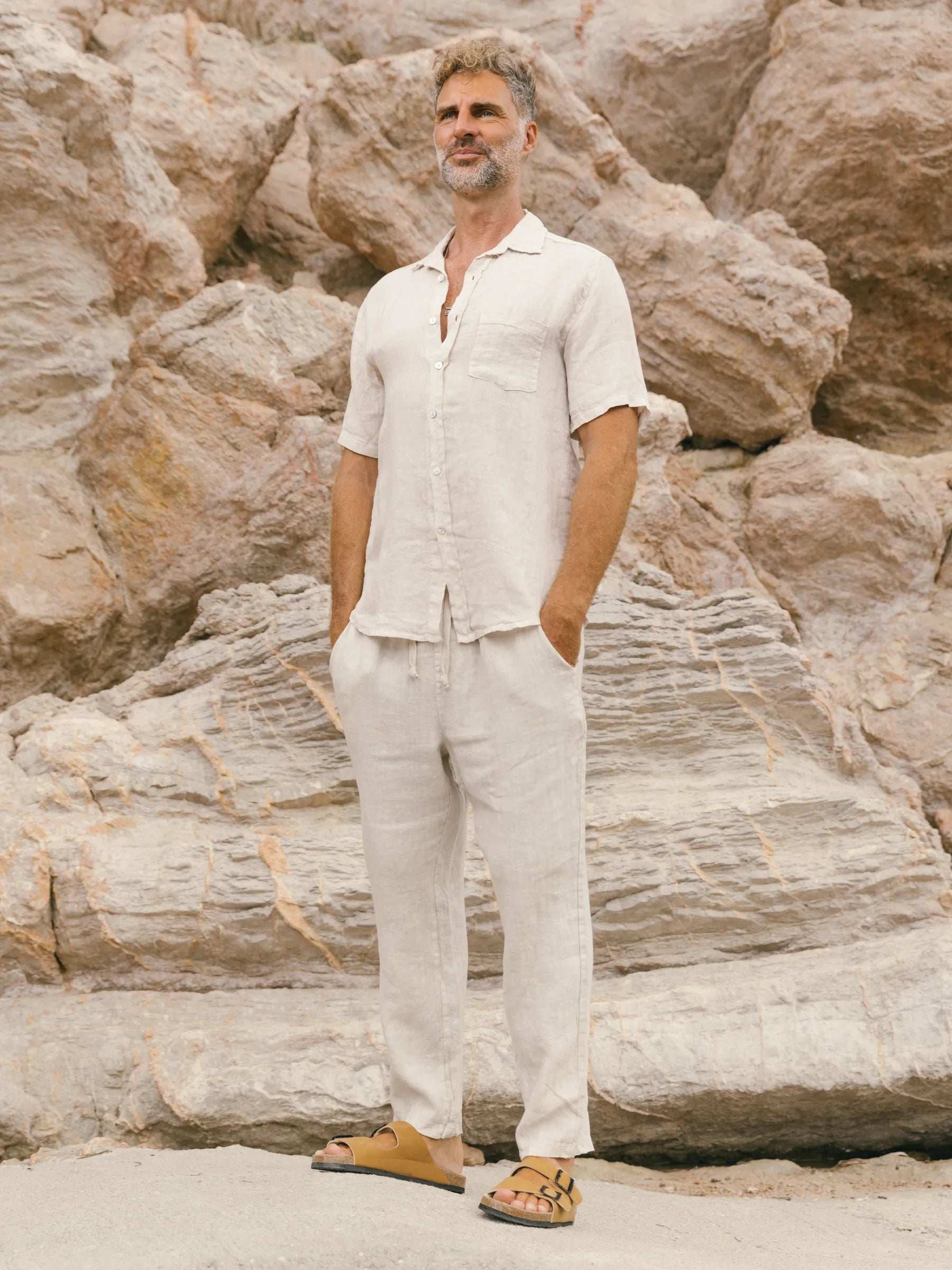 BONAIRE SHORT SLEEVES LINEN SHIRT