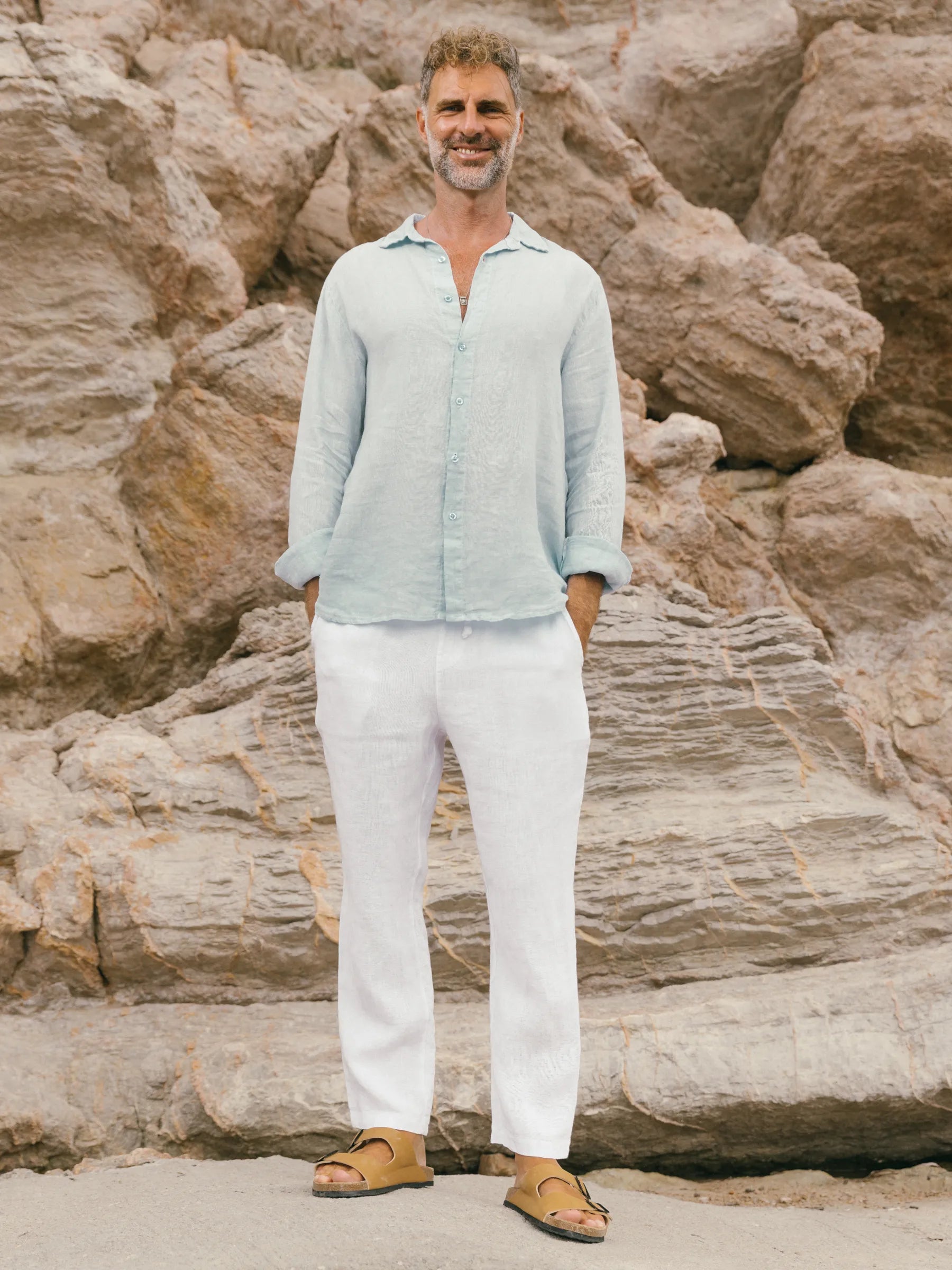 TERNELLES LONG SLEEVES LINEN SHIRT