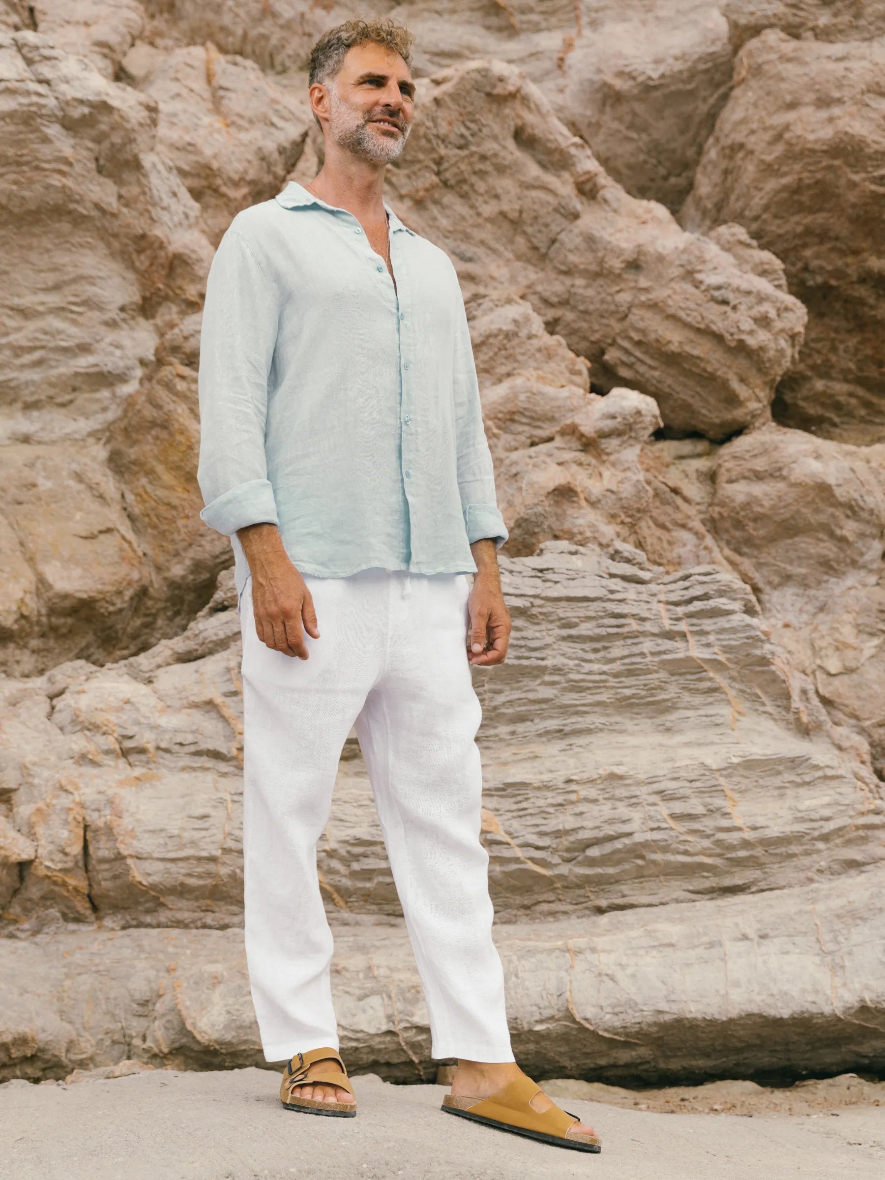 TERNELLES LONG SLEEVES LINEN SHIRT