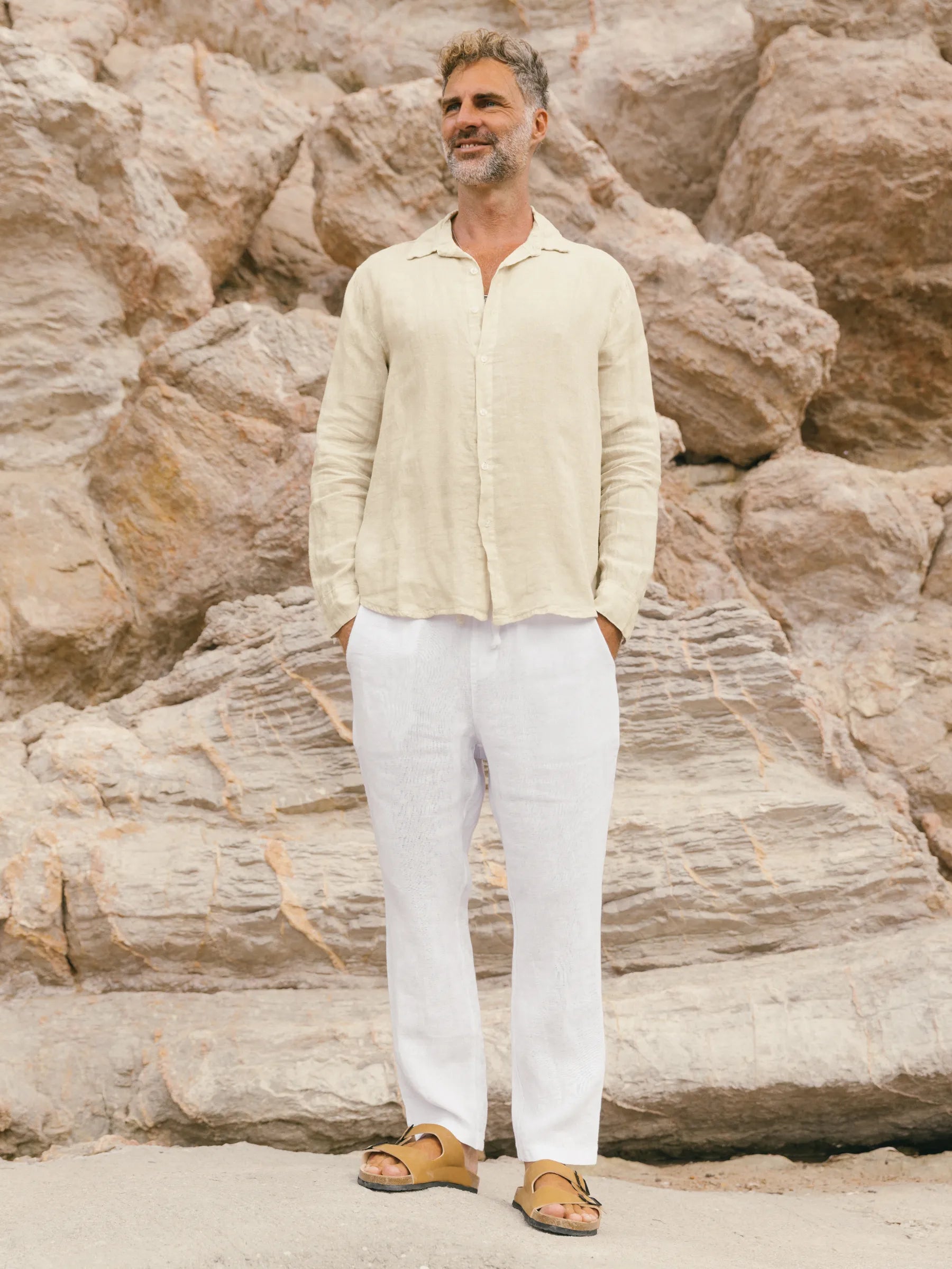 TERNELLES LONG SLEEVES LINEN SHIRT