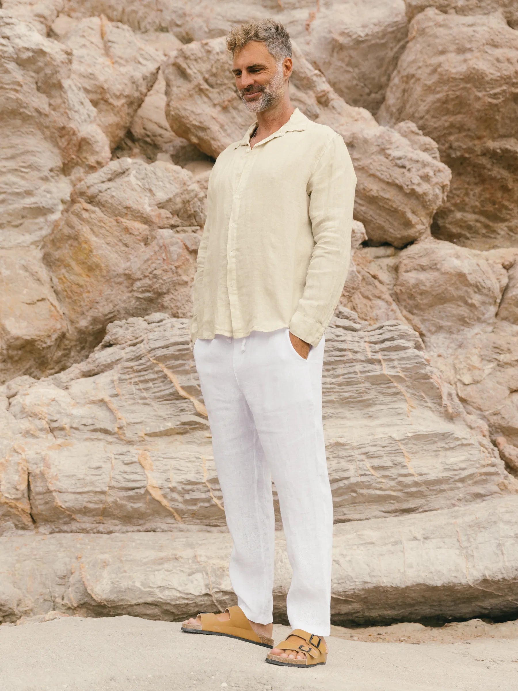 TERNELLES LONG SLEEVES LINEN SHIRT
