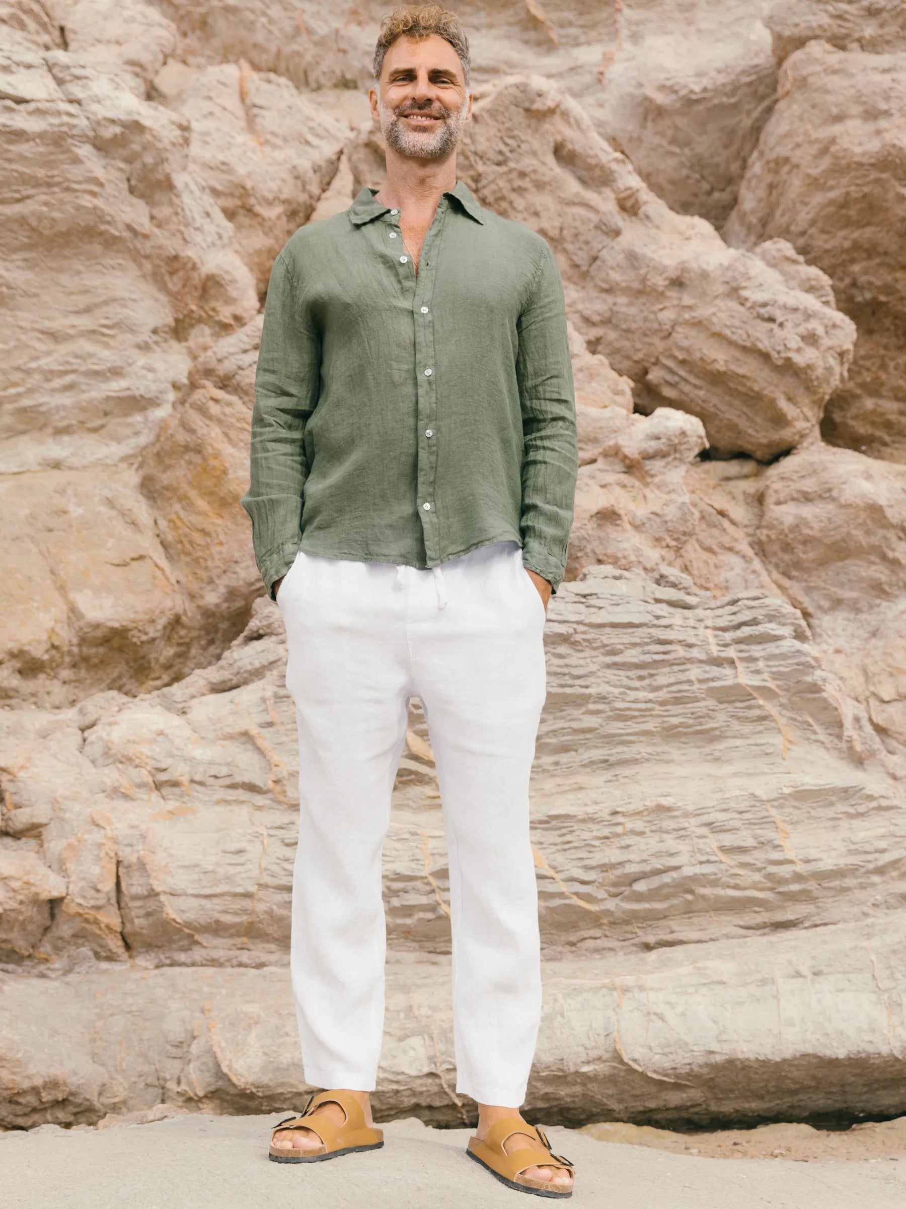 TERNELLES LONG SLEEVES LINEN SHIRT