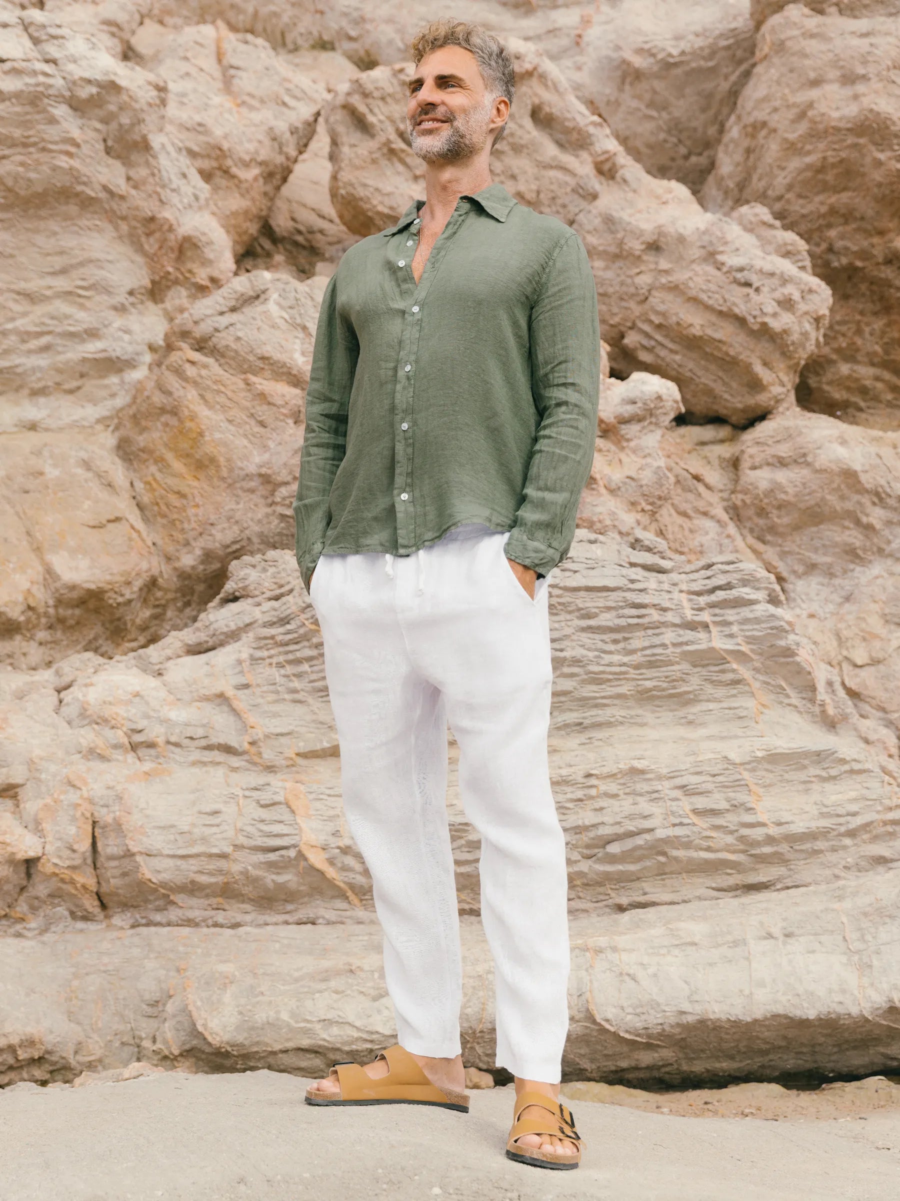 TERNELLES LONG SLEEVES LINEN SHIRT