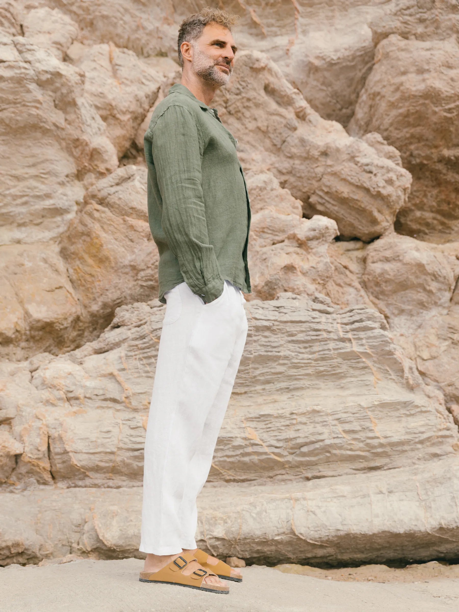 TERNELLES LONG SLEEVES LINEN SHIRT
