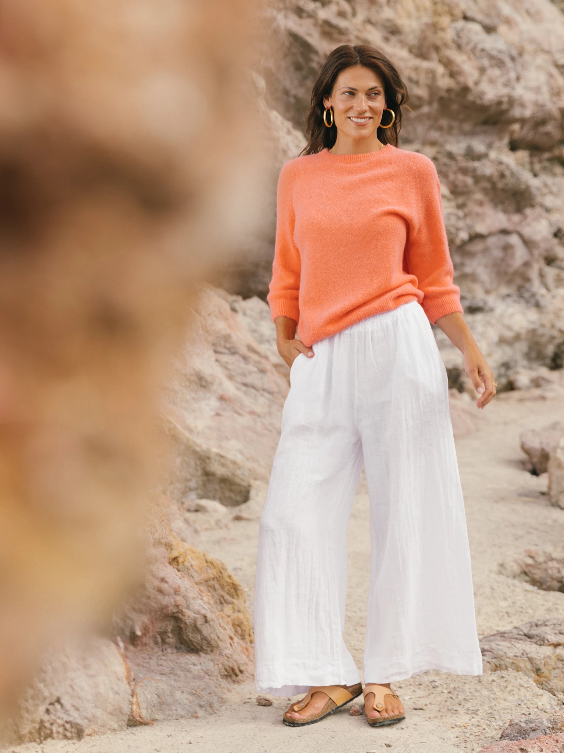 ALCANADA WIDE LEG TROUSER