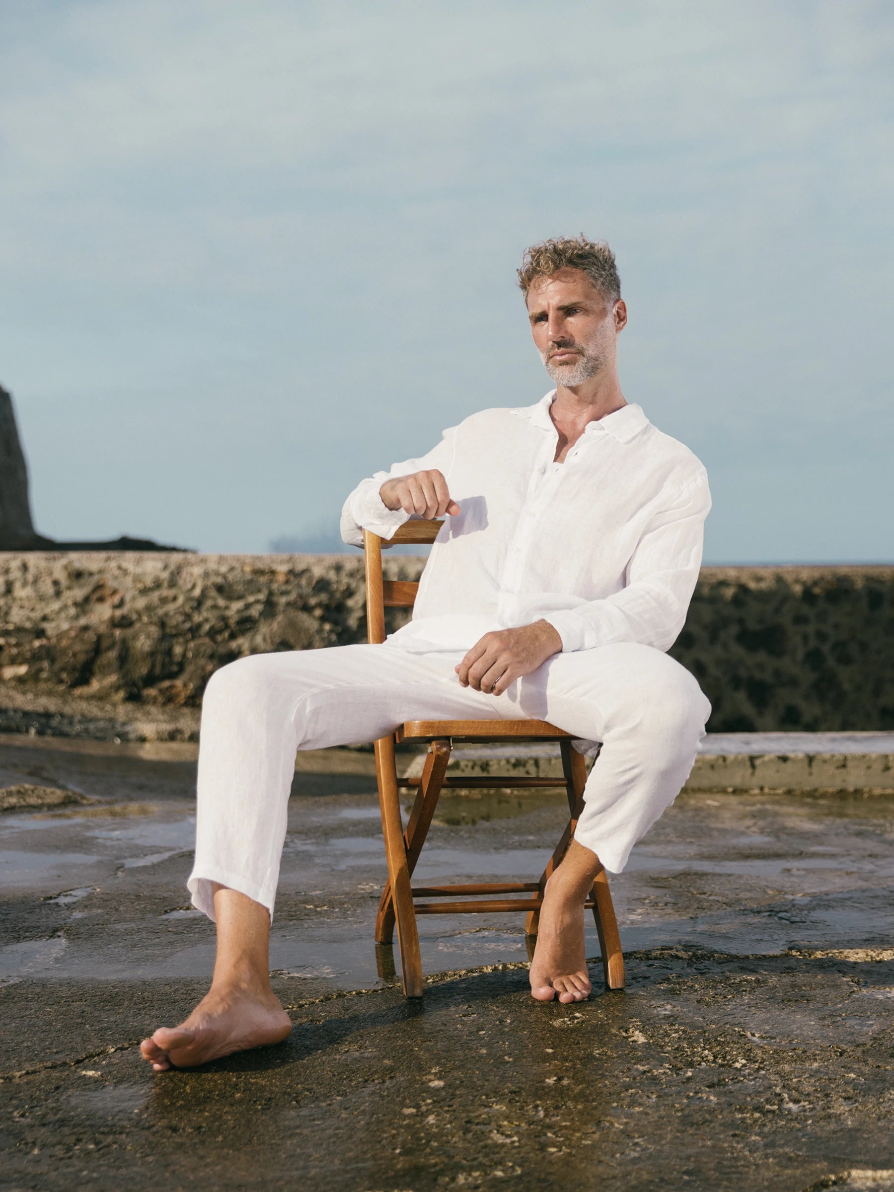 PROD. 17 "TERNELLES" LINEN TROUSERS