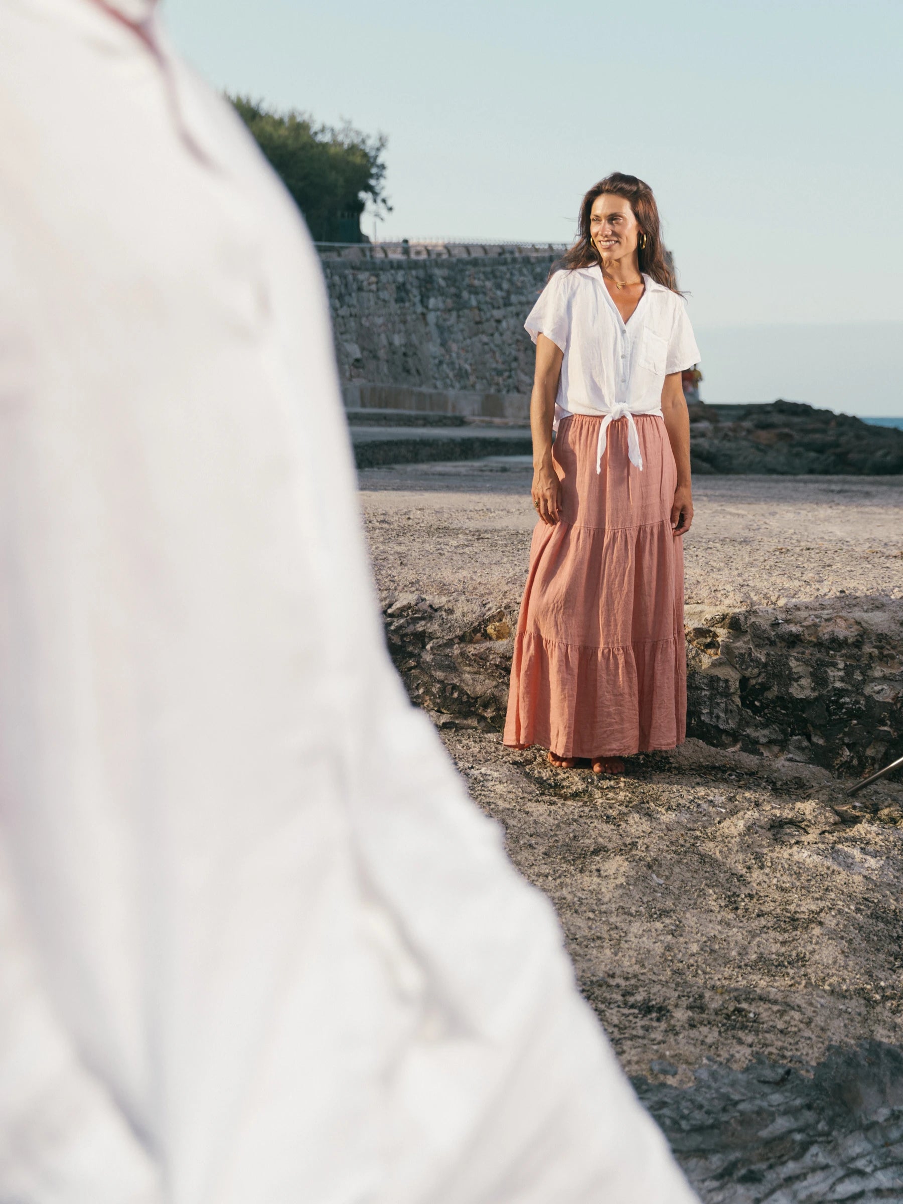 6  CARBO SHIRT WITH KNOT DETAIL