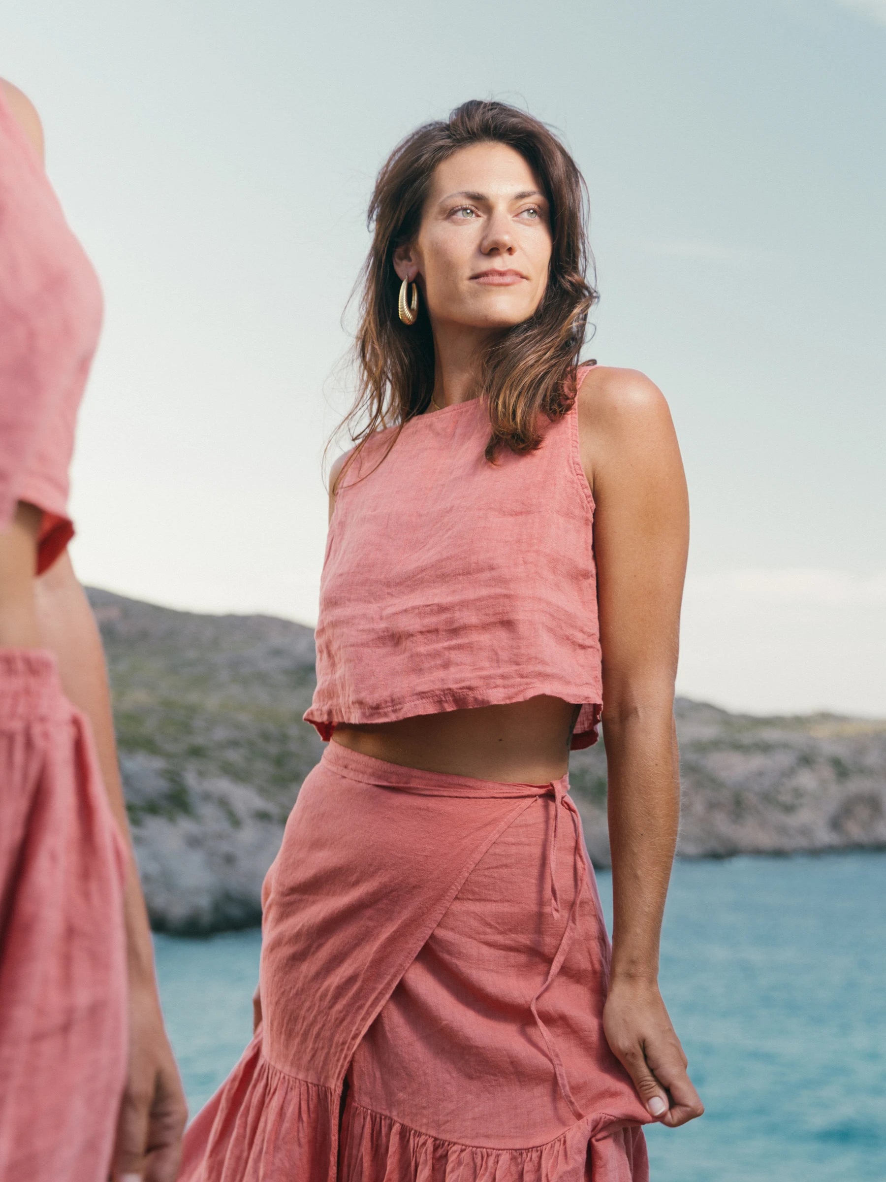 LLENAIRE MIDI SKIRT