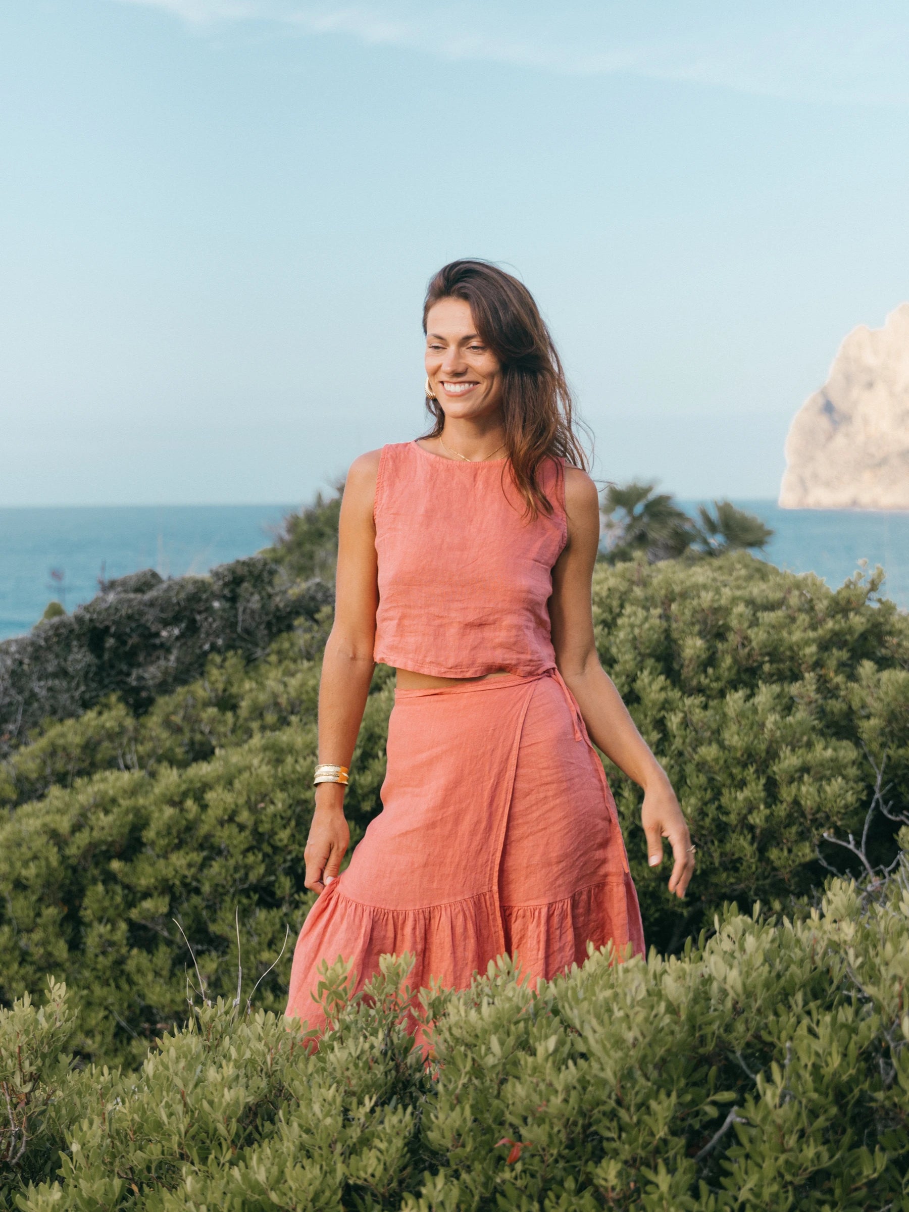 LLENAIRE MIDI SKIRT