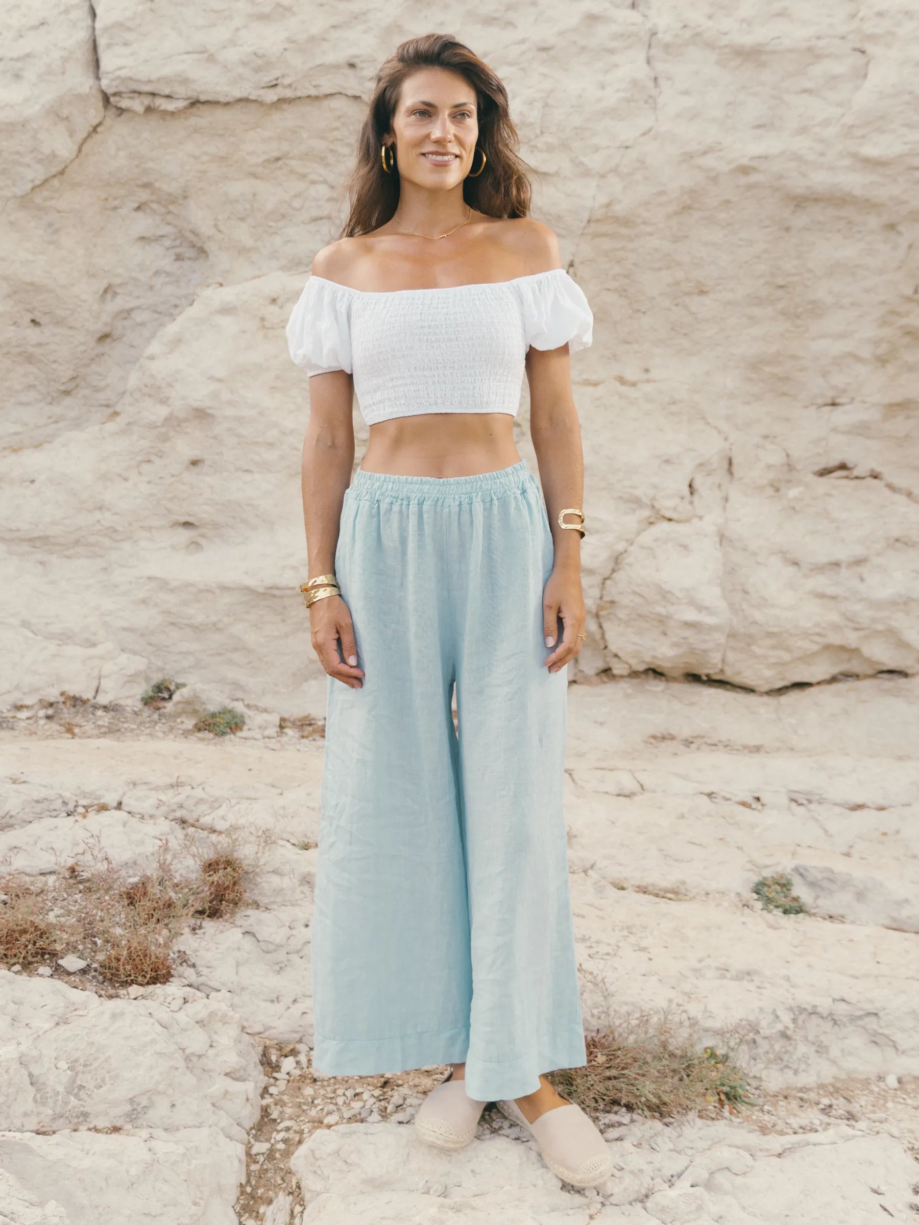 ALCANADA WIDE LEG TROUSER