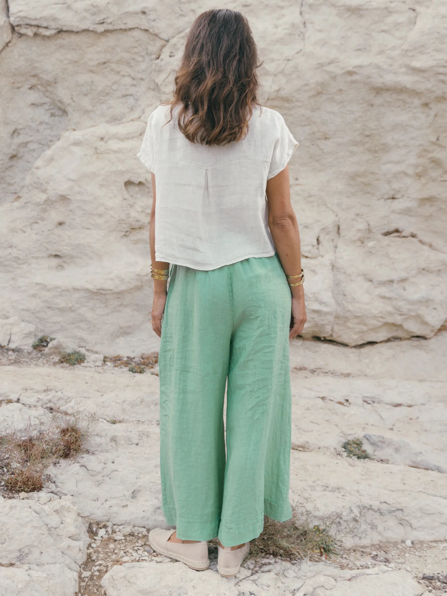 ALCANADA WIDE LEG TROUSER