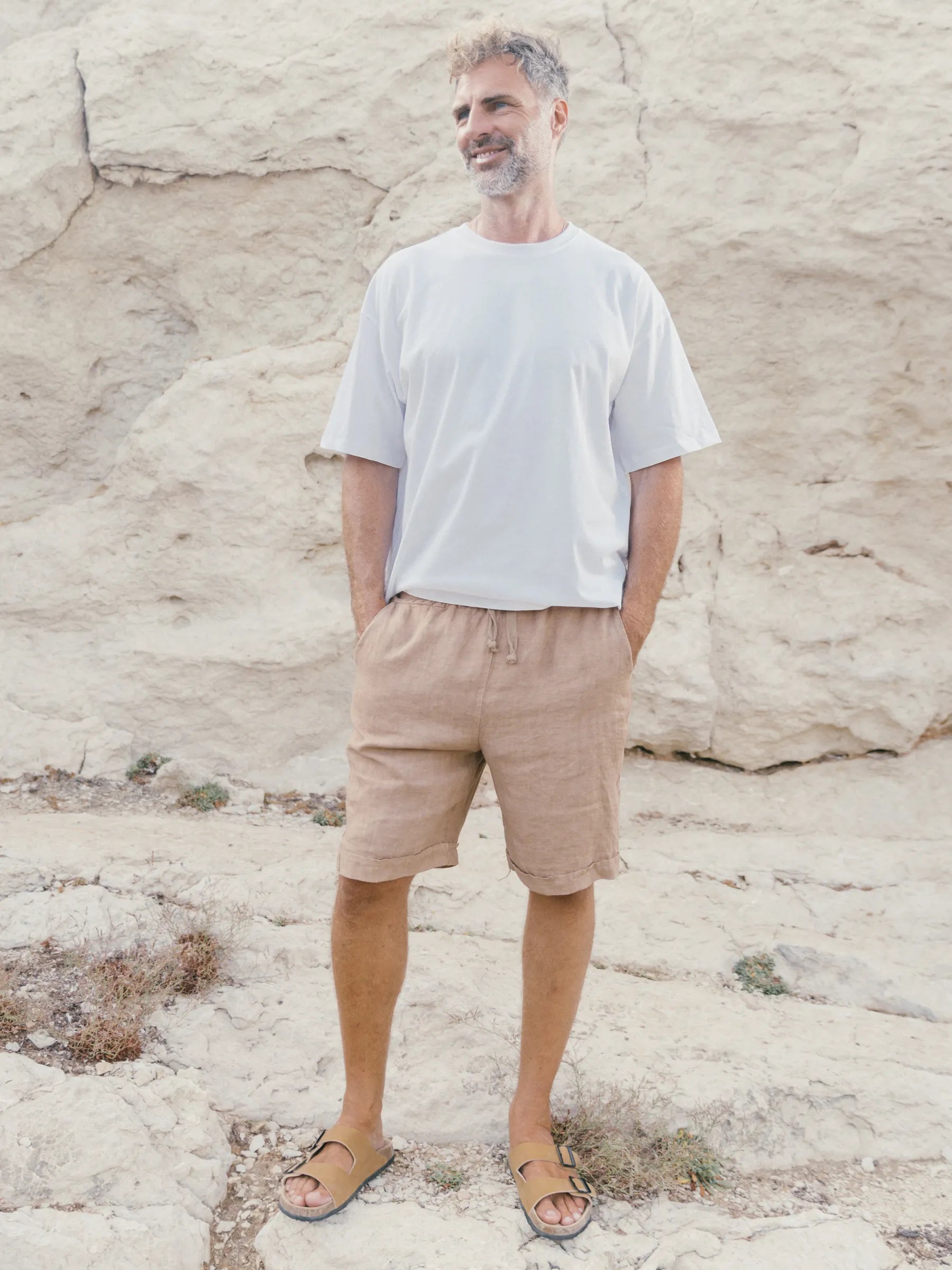 TOMIR LINEN SHORT