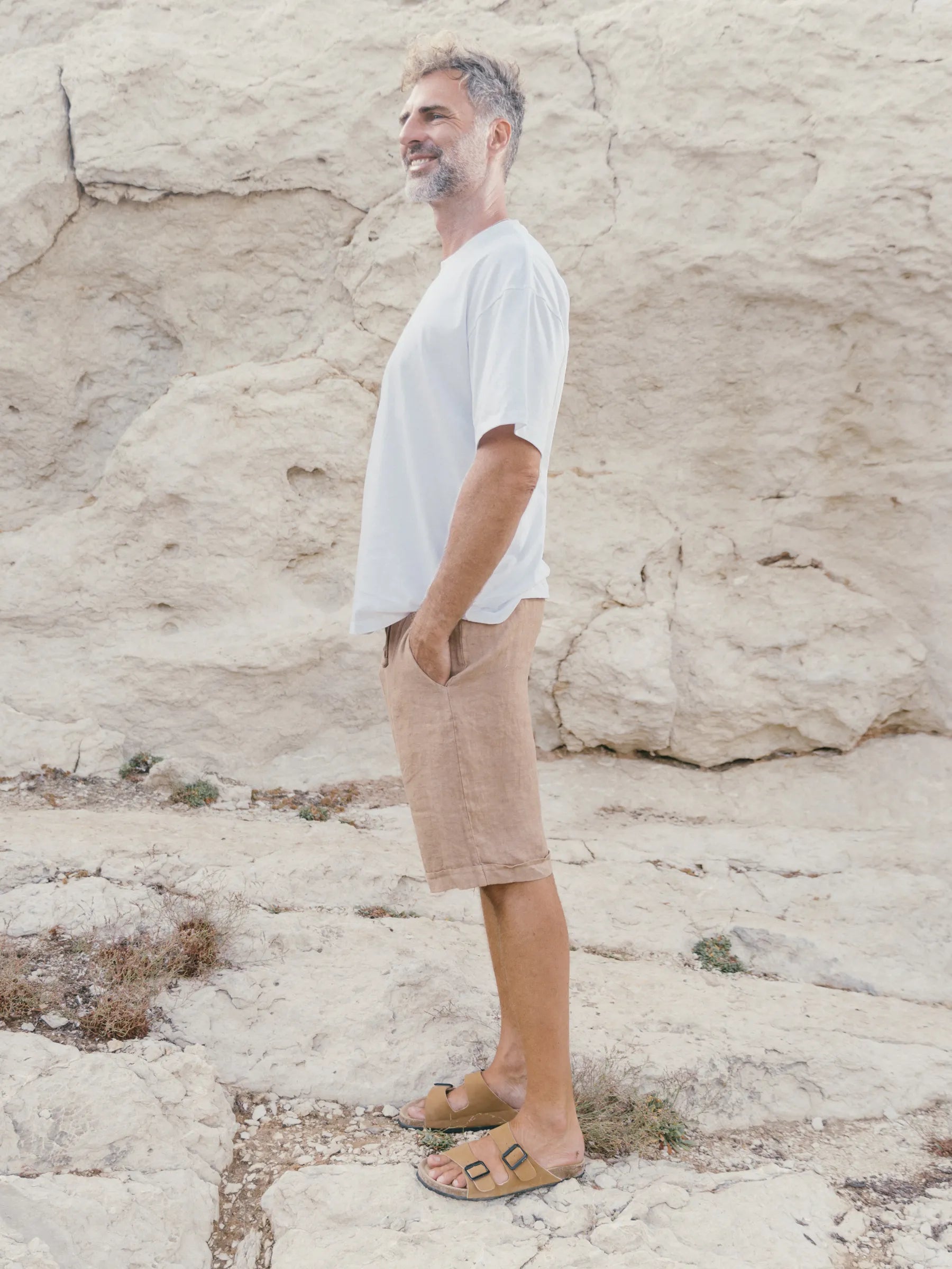 TOMIR LINEN SHORT