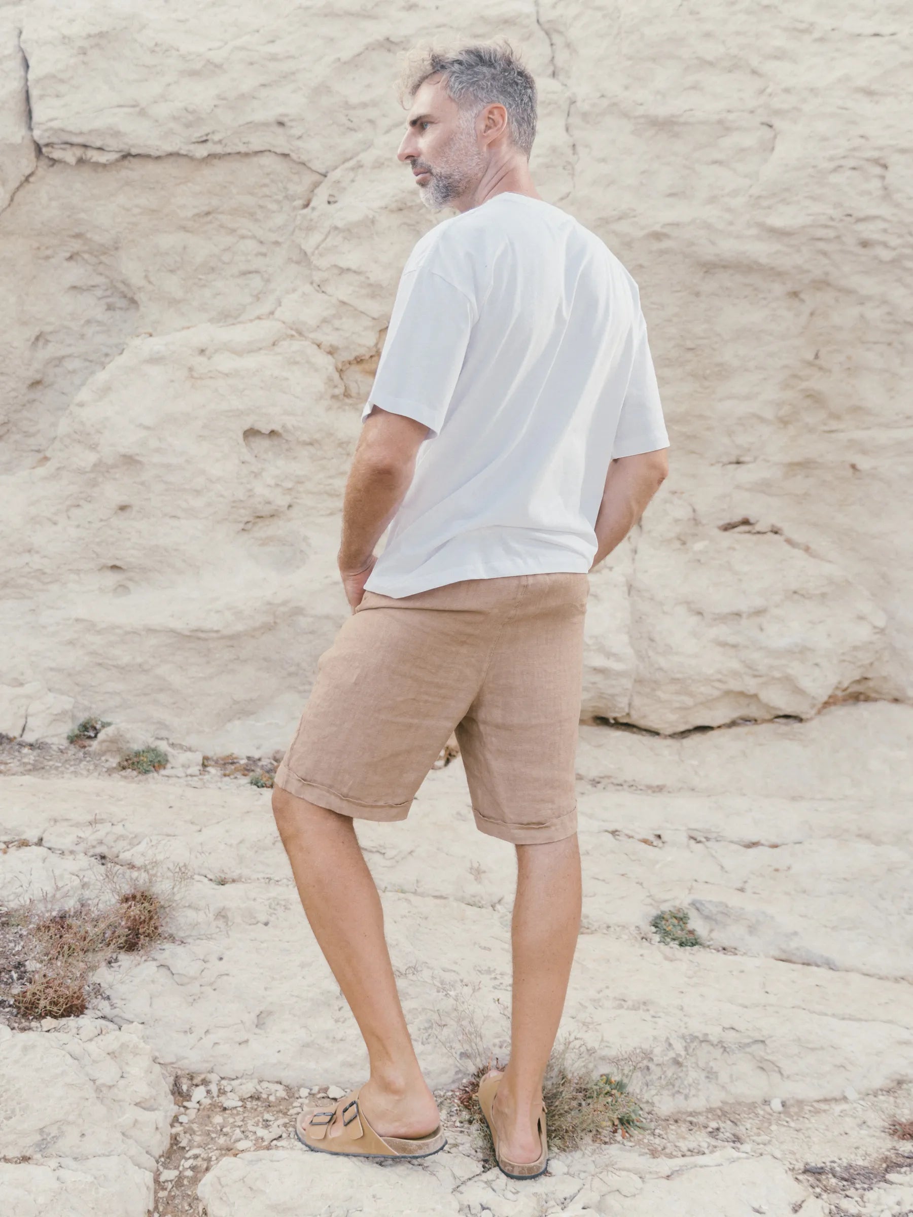 TOMIR LINEN SHORT