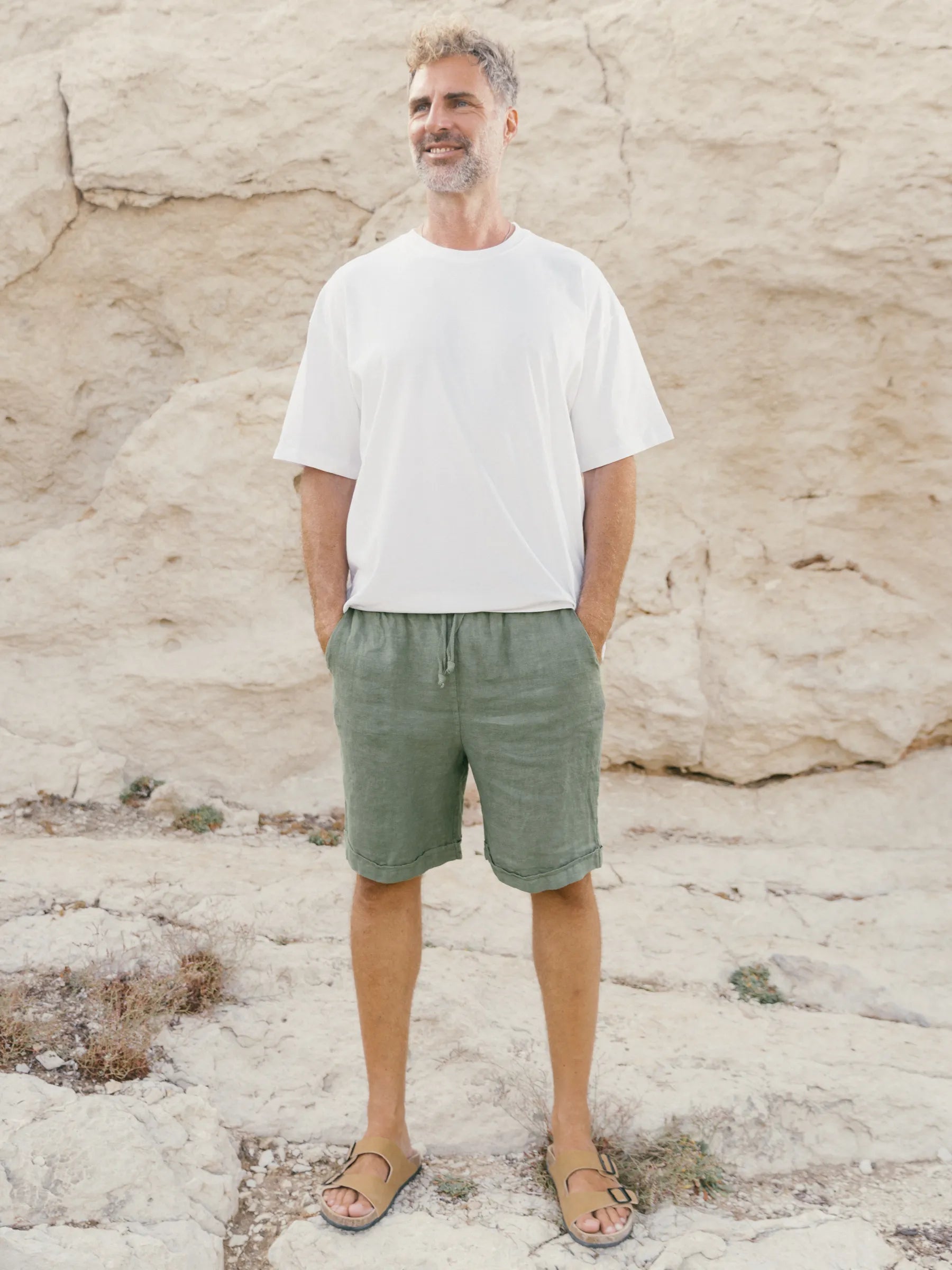 TOMIR LINEN SHORT