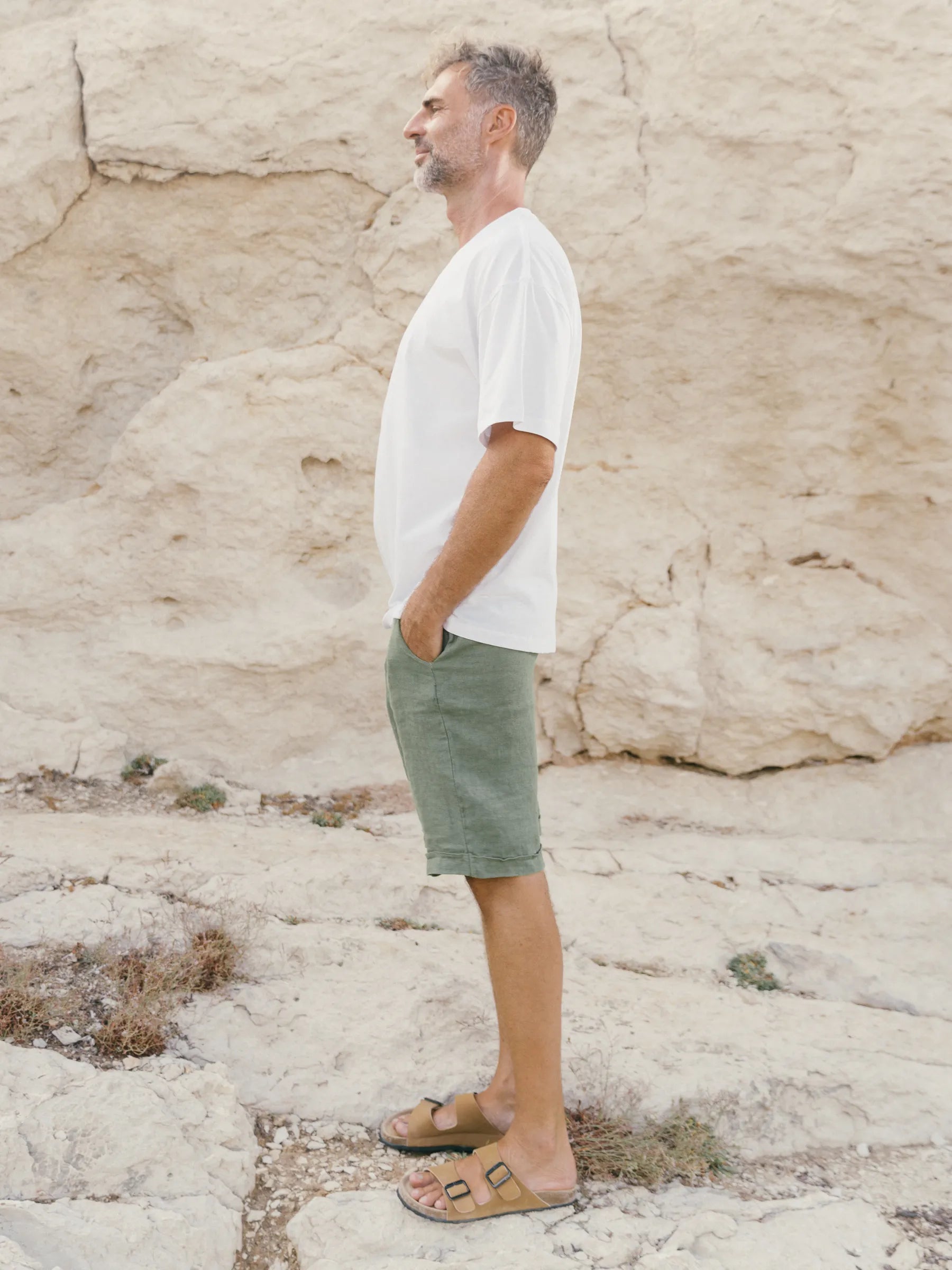 TOMIR LINEN SHORT