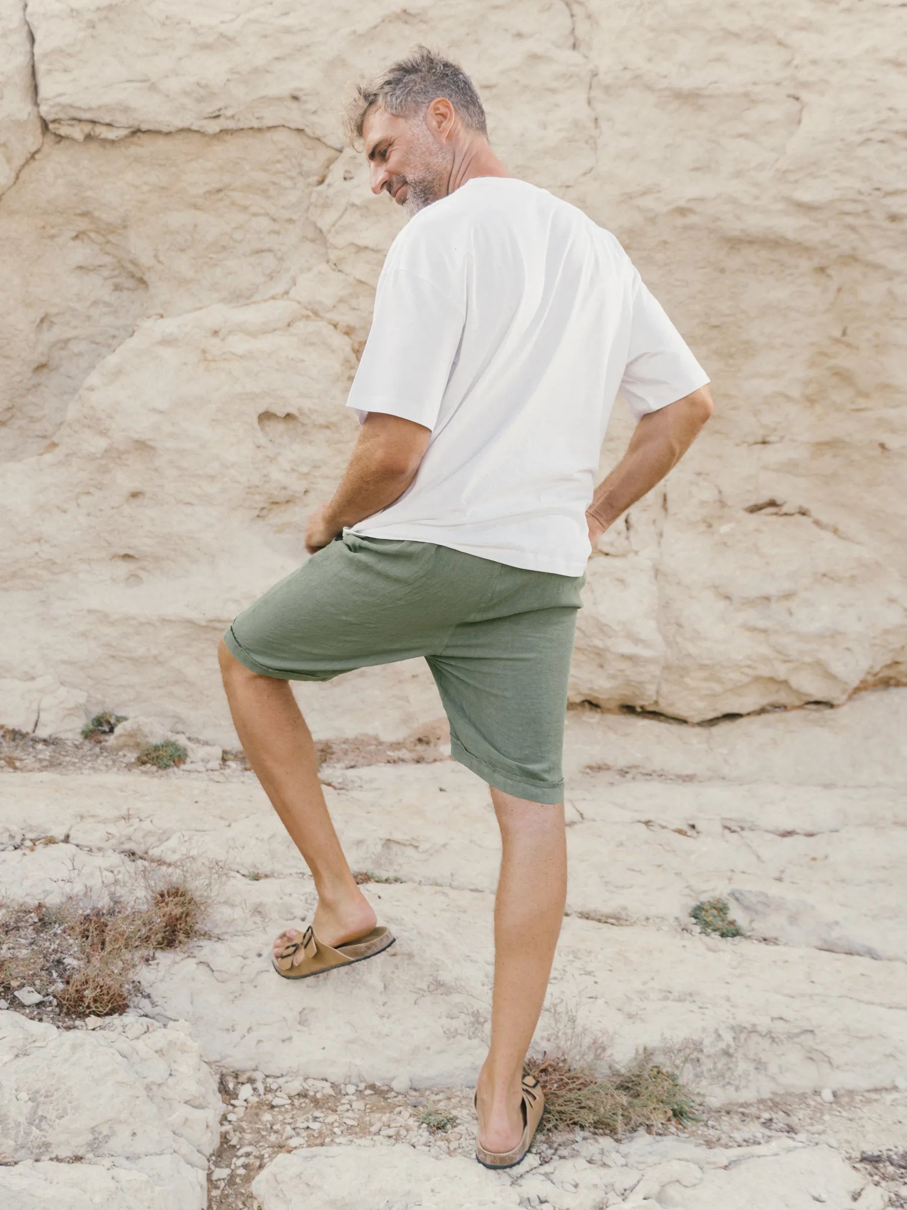 TOMIR LINEN SHORT