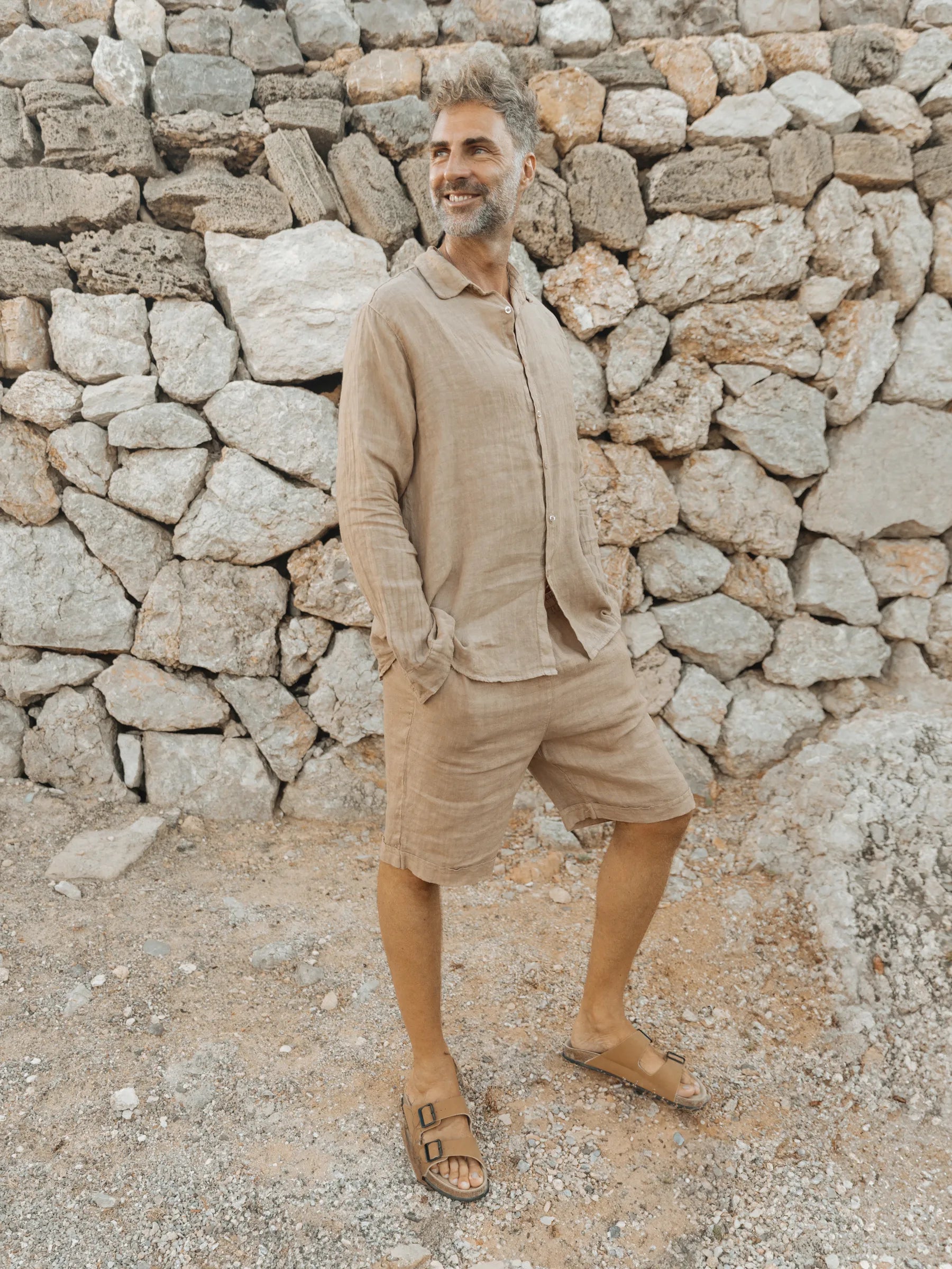 TERNELLES LONG SLEEVES LINEN SHIRT